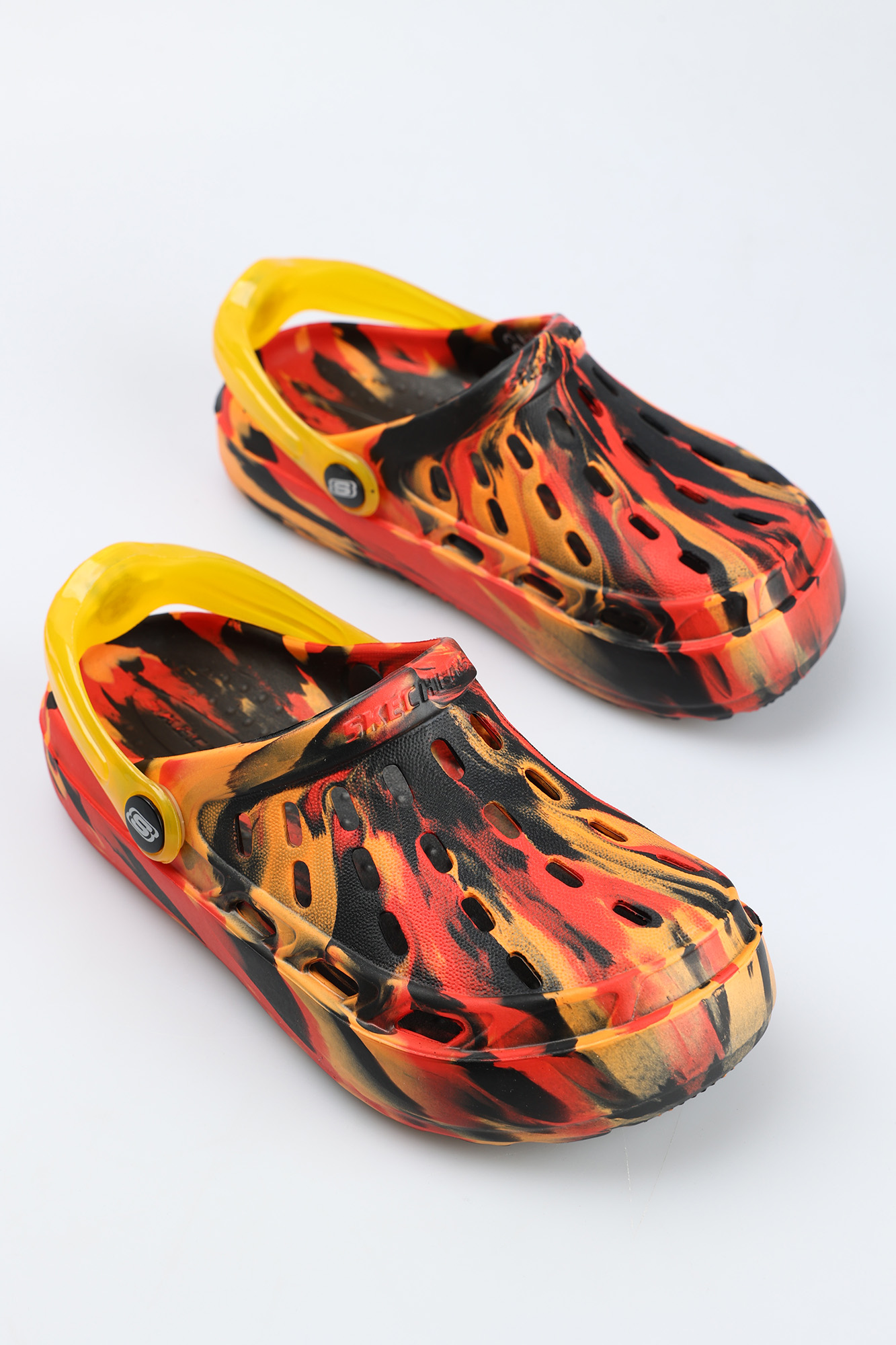 406458L Шлепки Skechers Черный