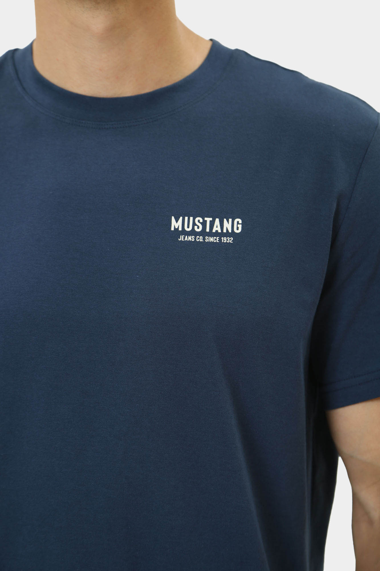 1015055 Футболка Mustang Синий