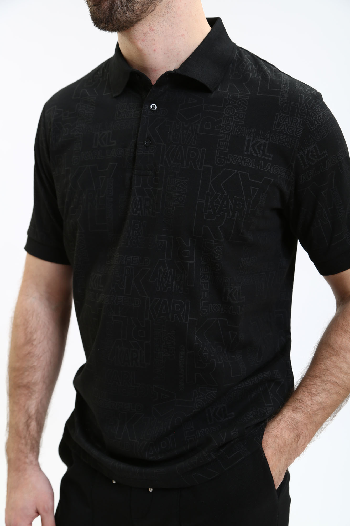 541224_745082 Поло Karl Lagerfeld Черный