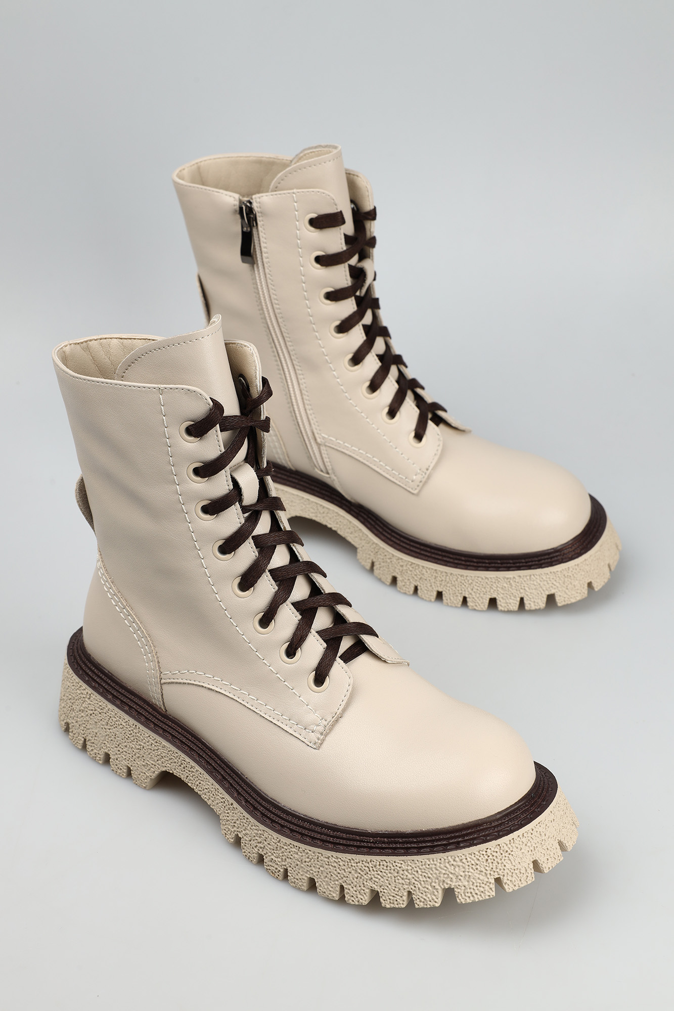 PH502-Z35549-R-2 /Ботинки жен. /xinl /W23 /ТМ:Marc Ботинки Marc Cony Молочный