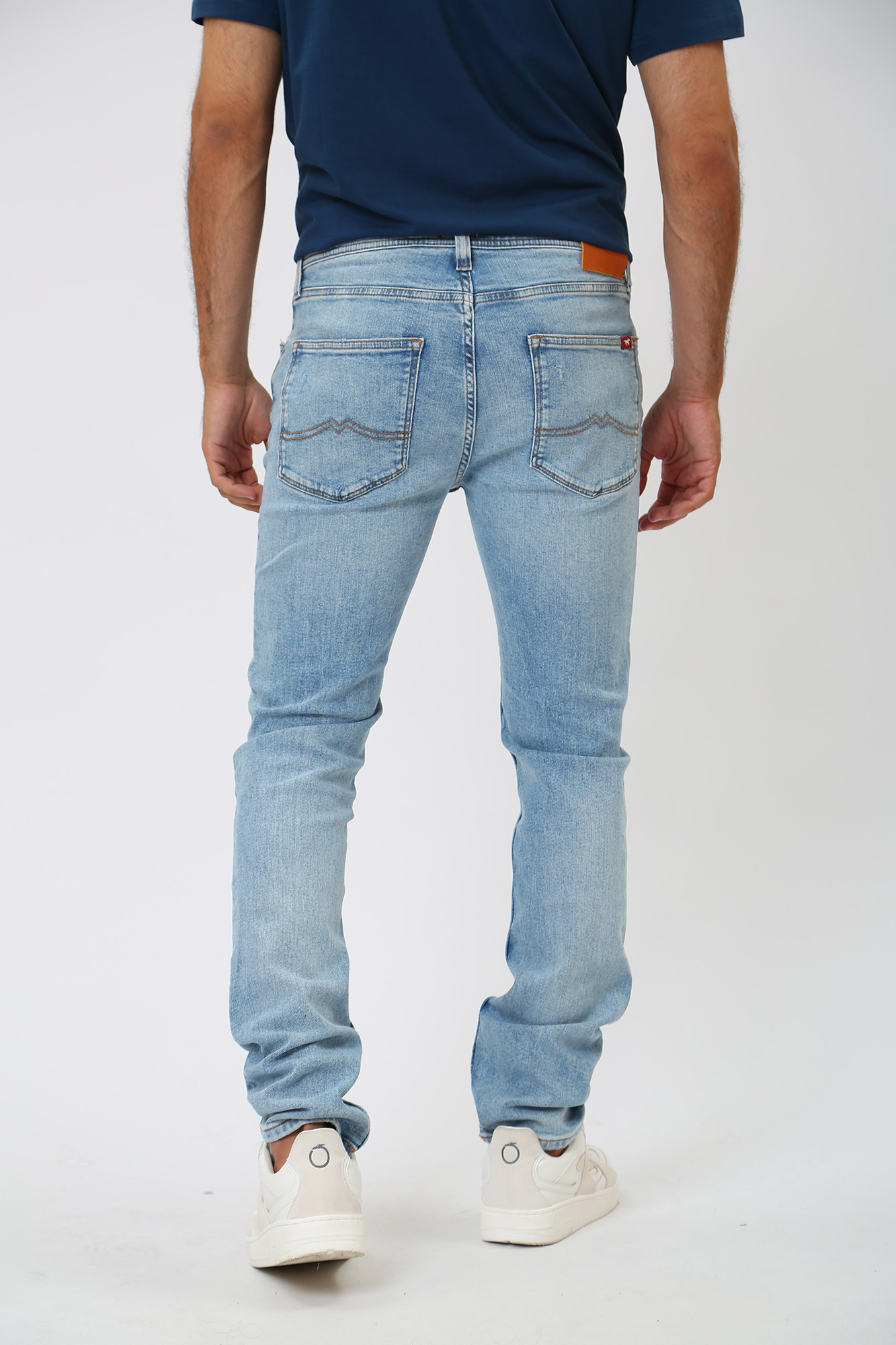 1013676-5000 Брюки джинсовые Mustang Голубой