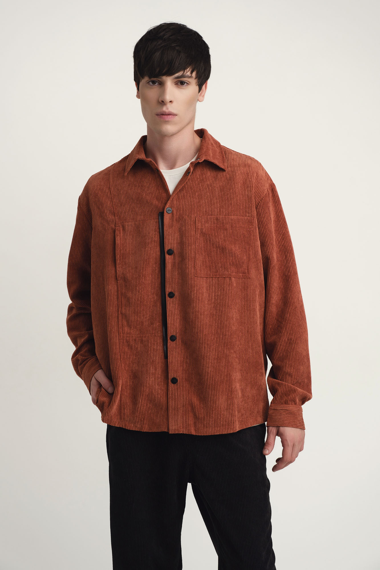 M-242-TH-56-0051 Рубашка с длинным рукавом The Hills Оранжевый