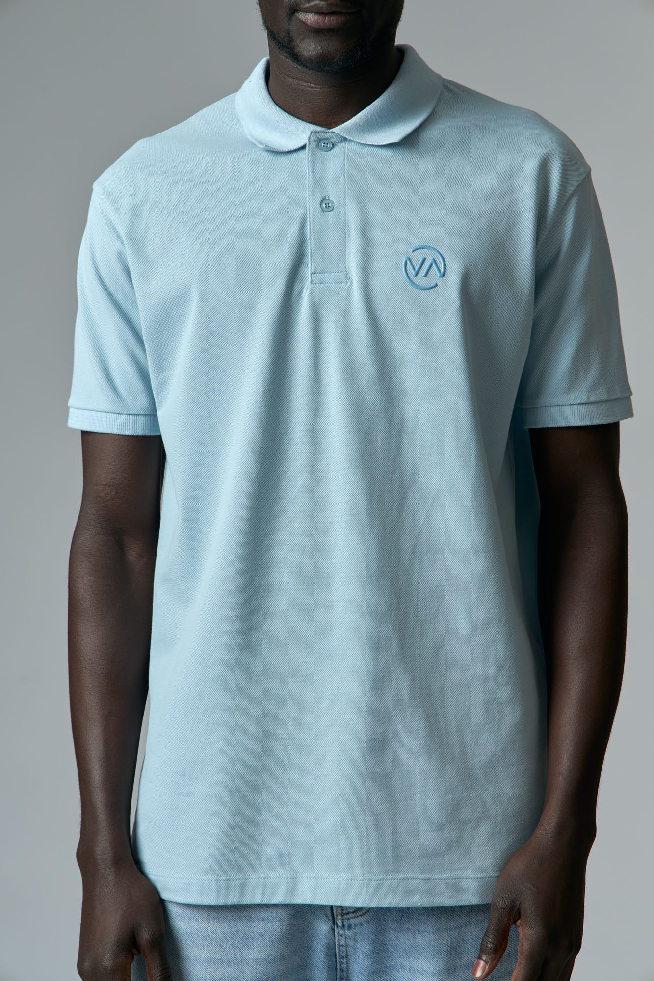 VM-ERK-54-403 Поло Van Mich Голубой