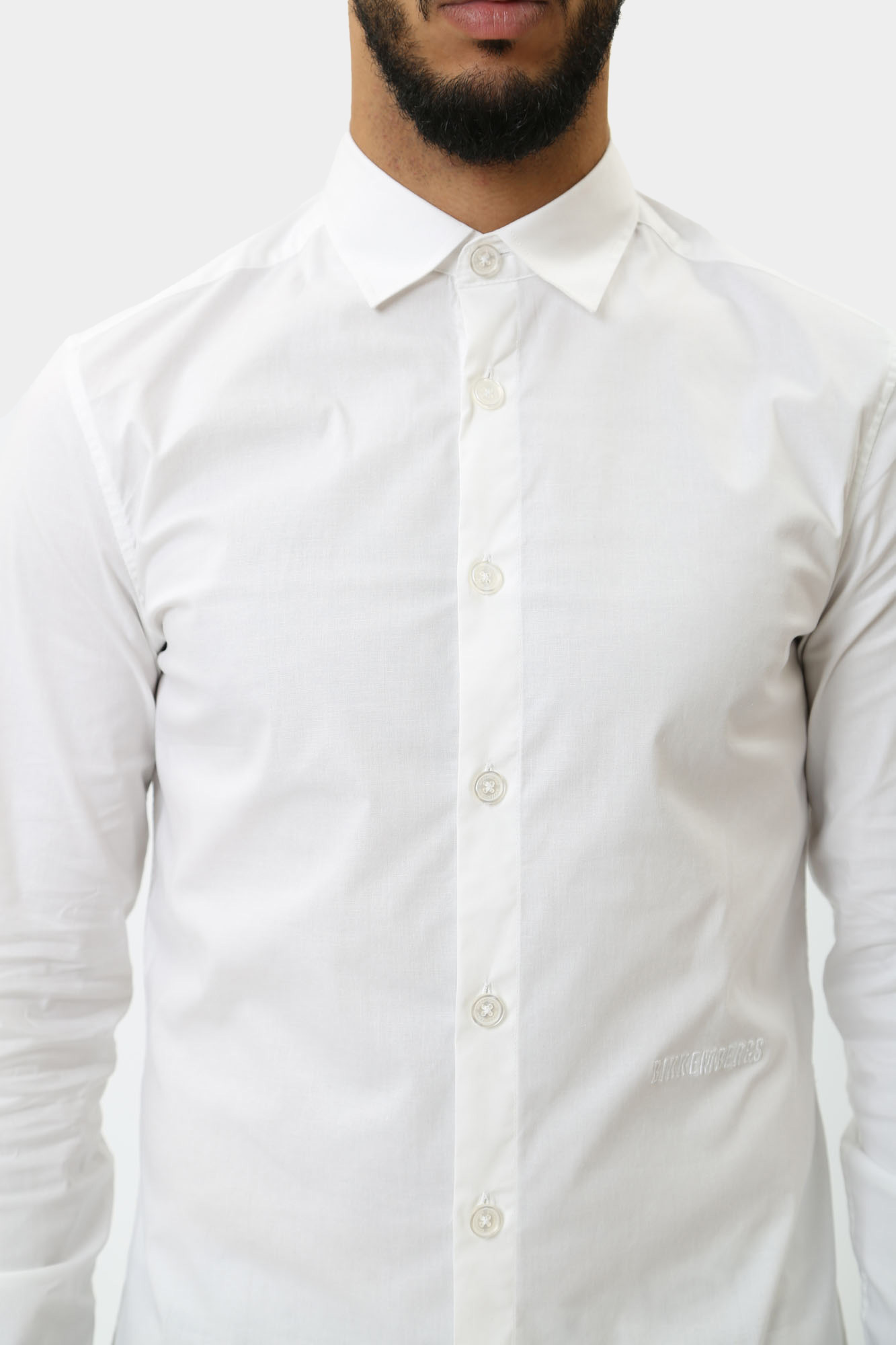 BMS0419 Сорочка Bikkembergs Белый