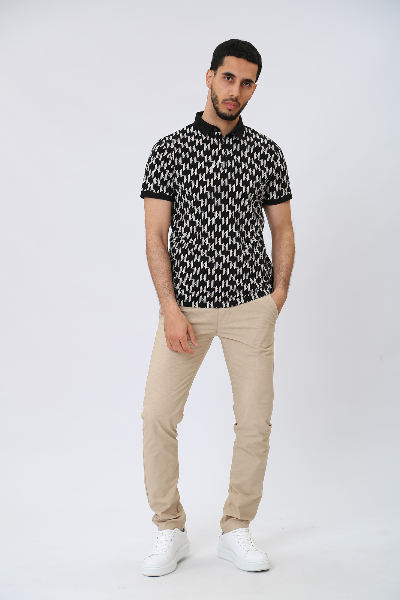 532891_255835 Брюки чиносы Karl Lagerfeld Бежевый