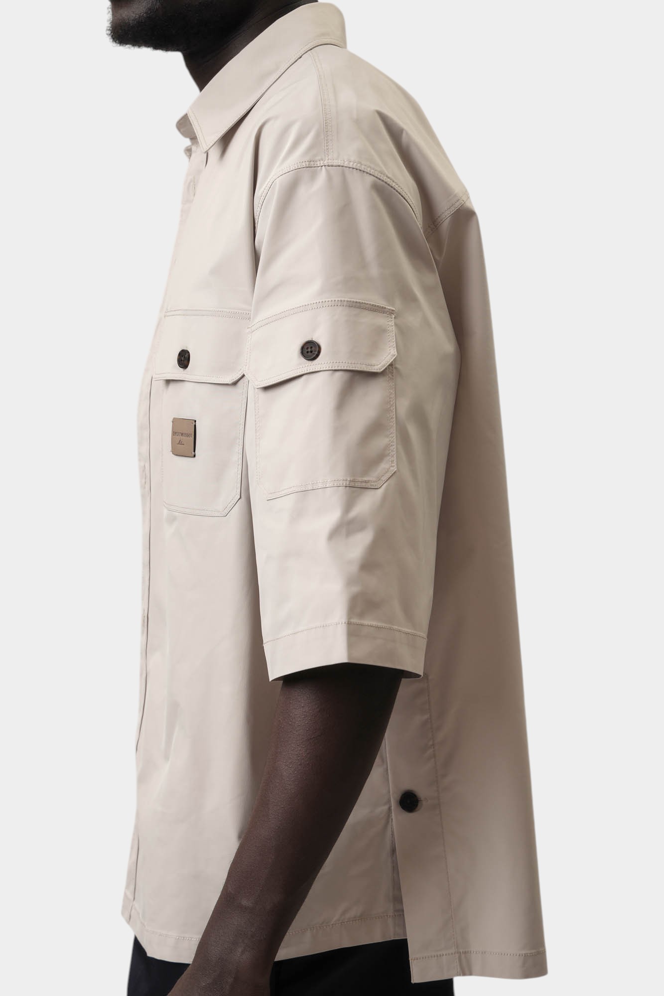 EM001522_AF13810 Рубашка Emporio Armani Серый