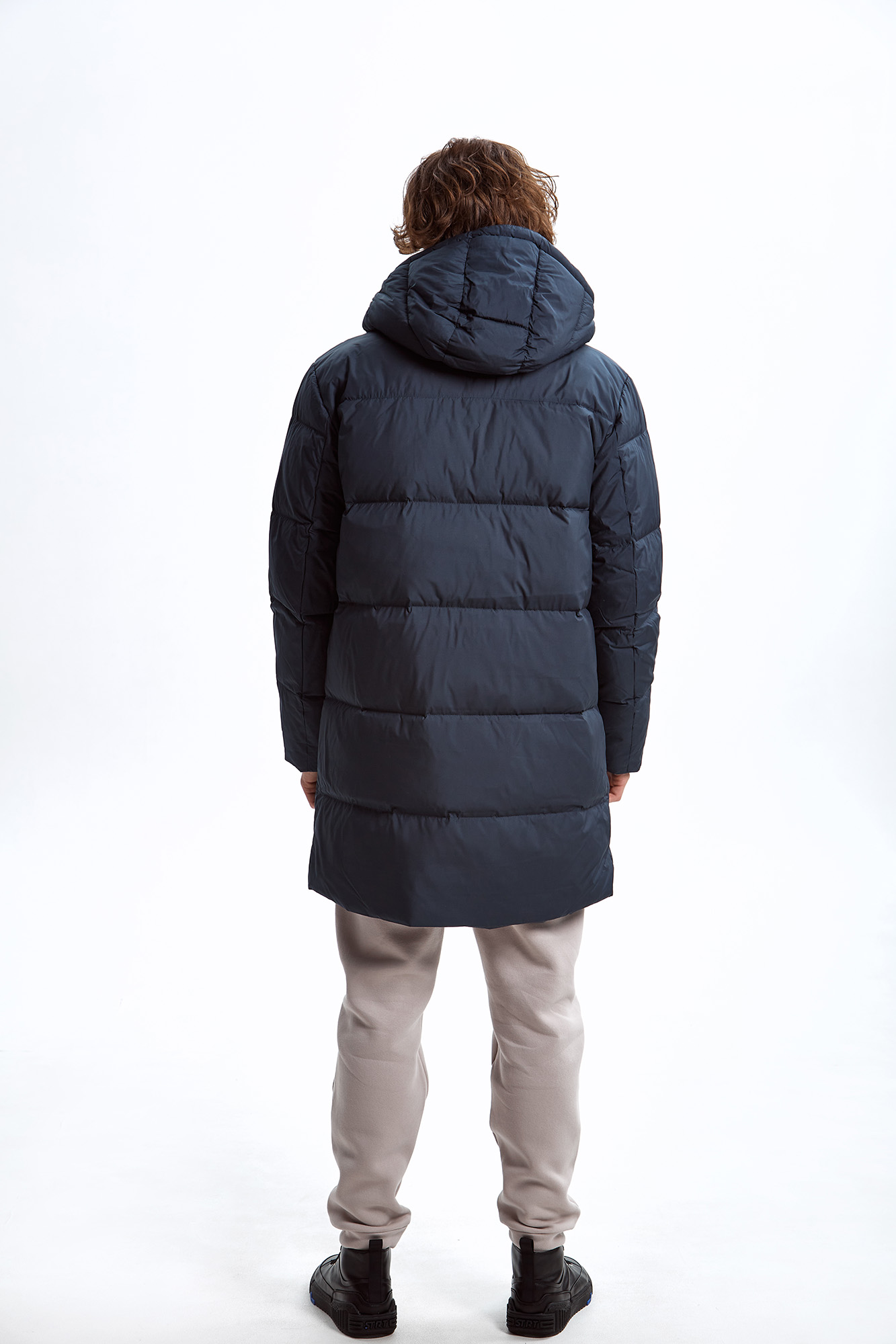 M-222-B-5022703 Пуховик The Hills Синий