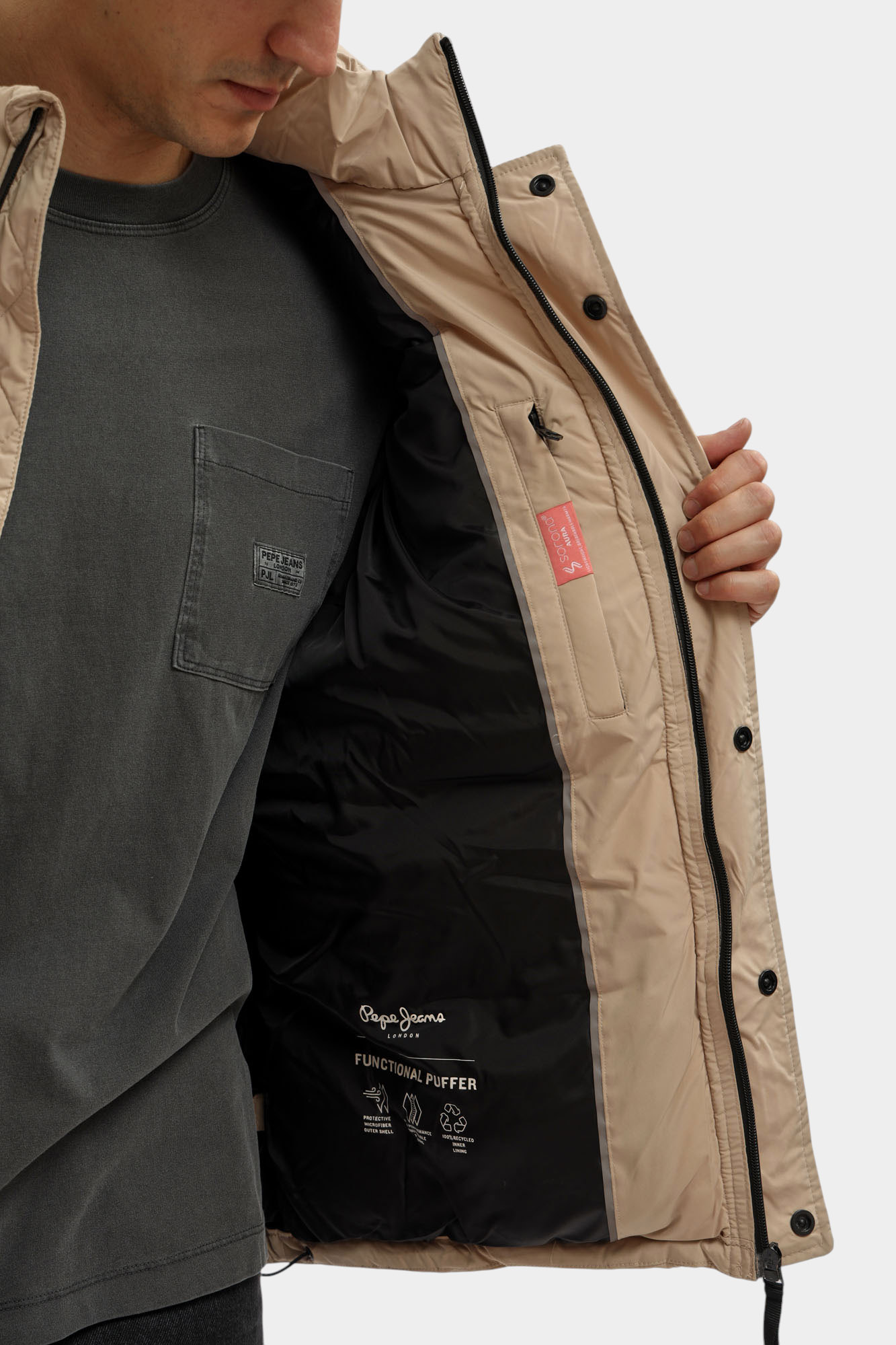 PM4027179 Куртка Pepe Jeans Бежевый