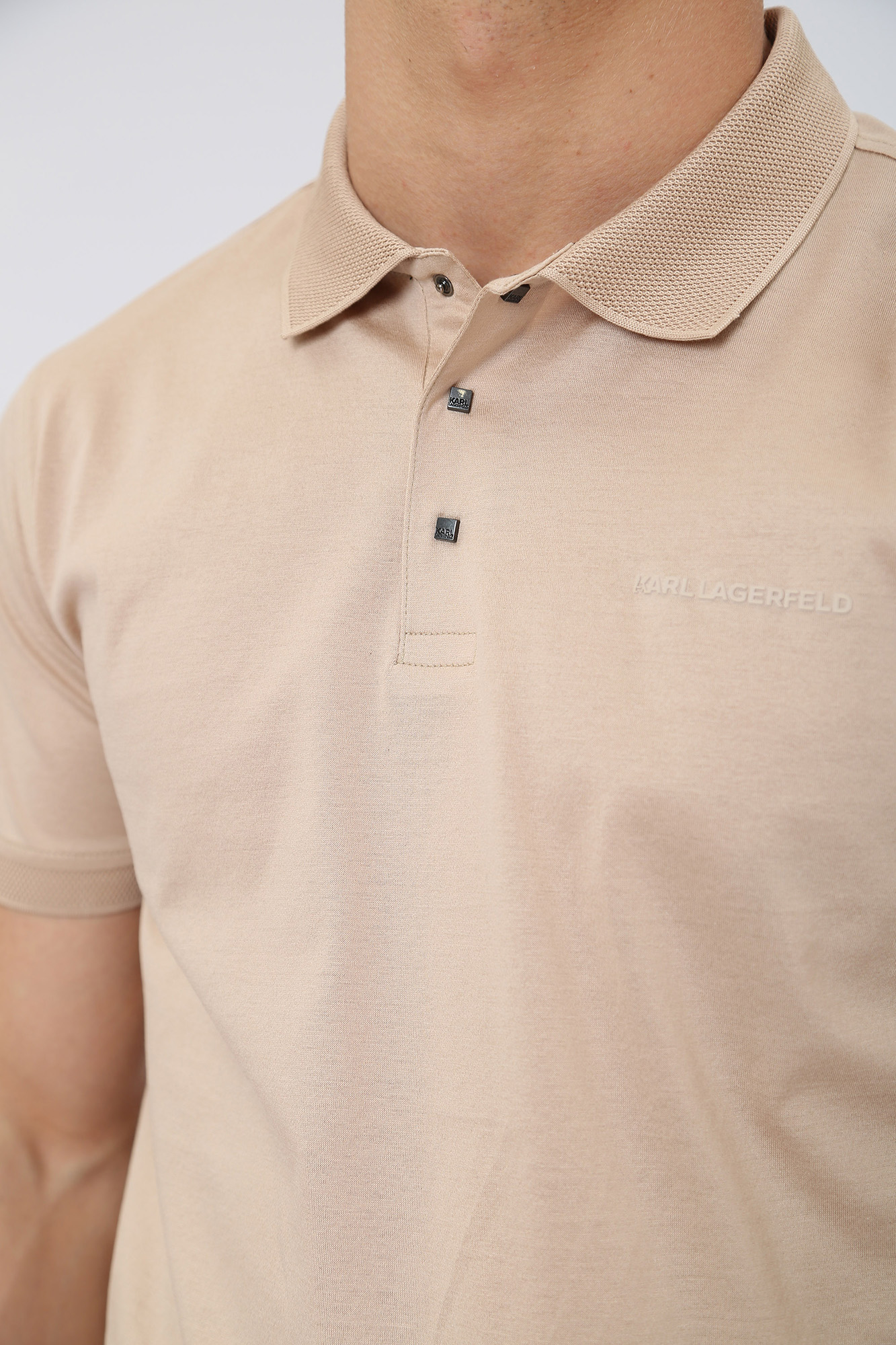 532200_745000 Поло  Karl Lagerfeld Бежевый