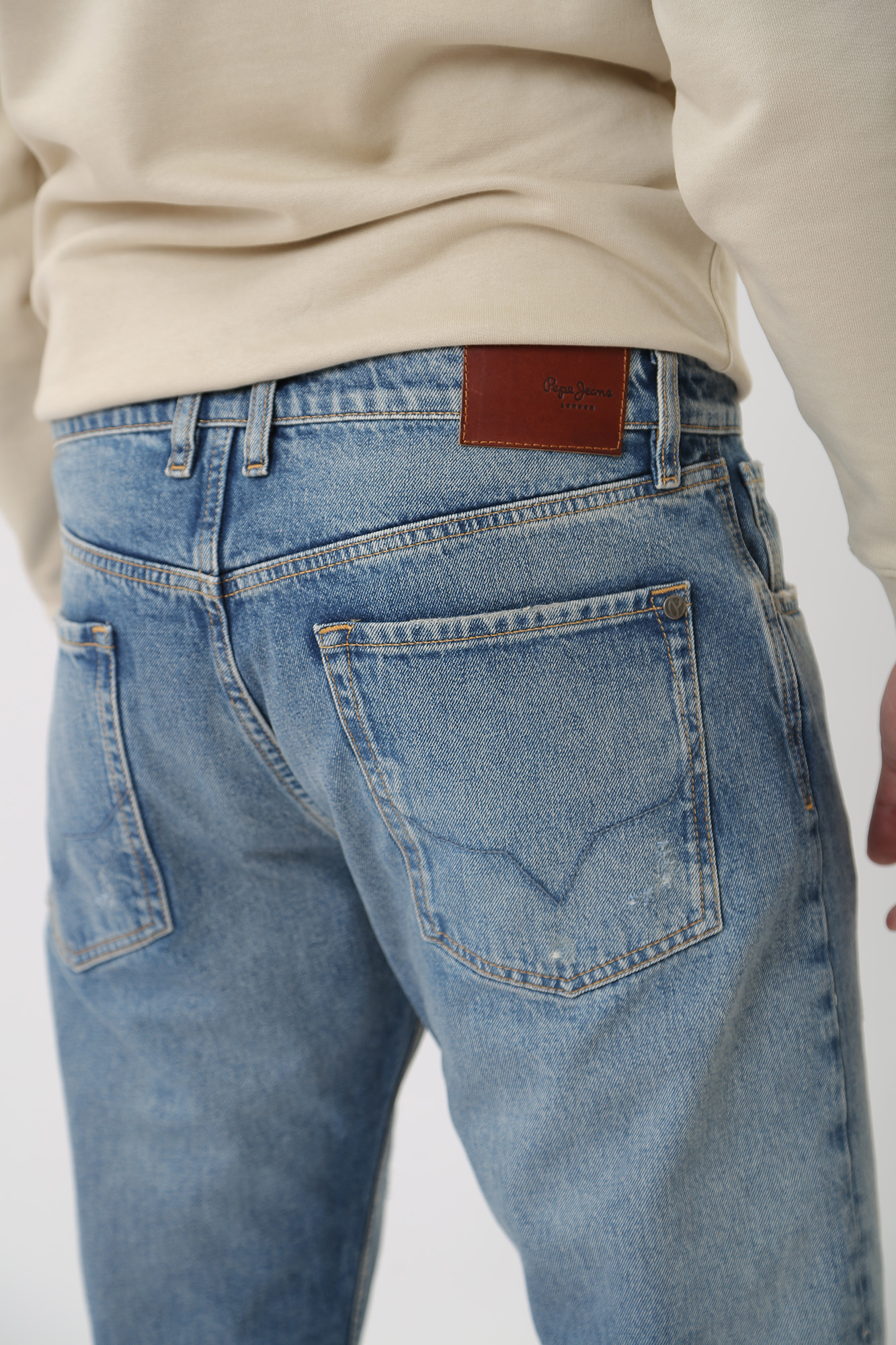 PM207392RH1 Джинсы TAPERED JEANS  Pepe Jeans Голубой