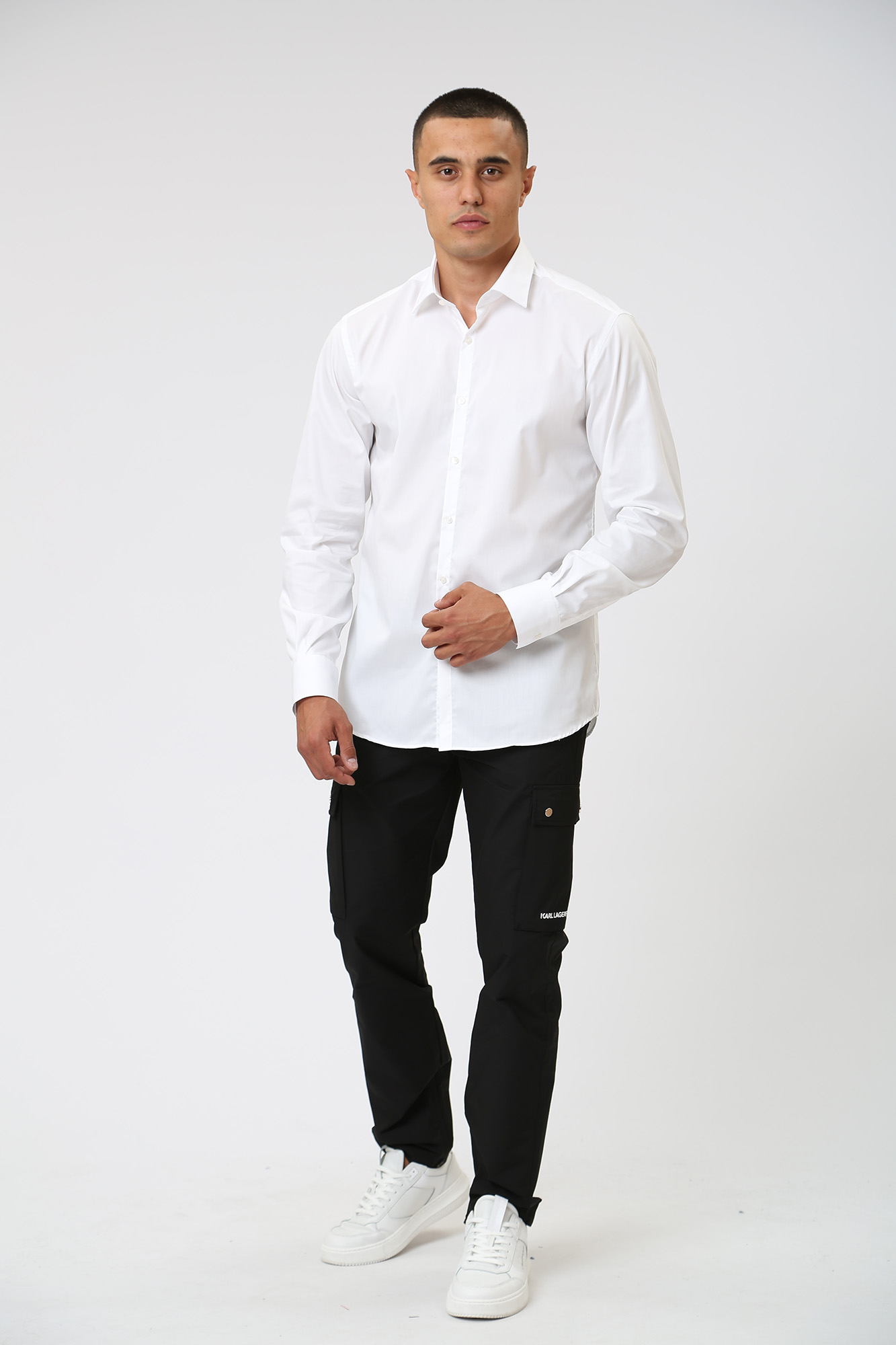 533699_605003 Сорочка д/р Karl Lagerfeld Белый