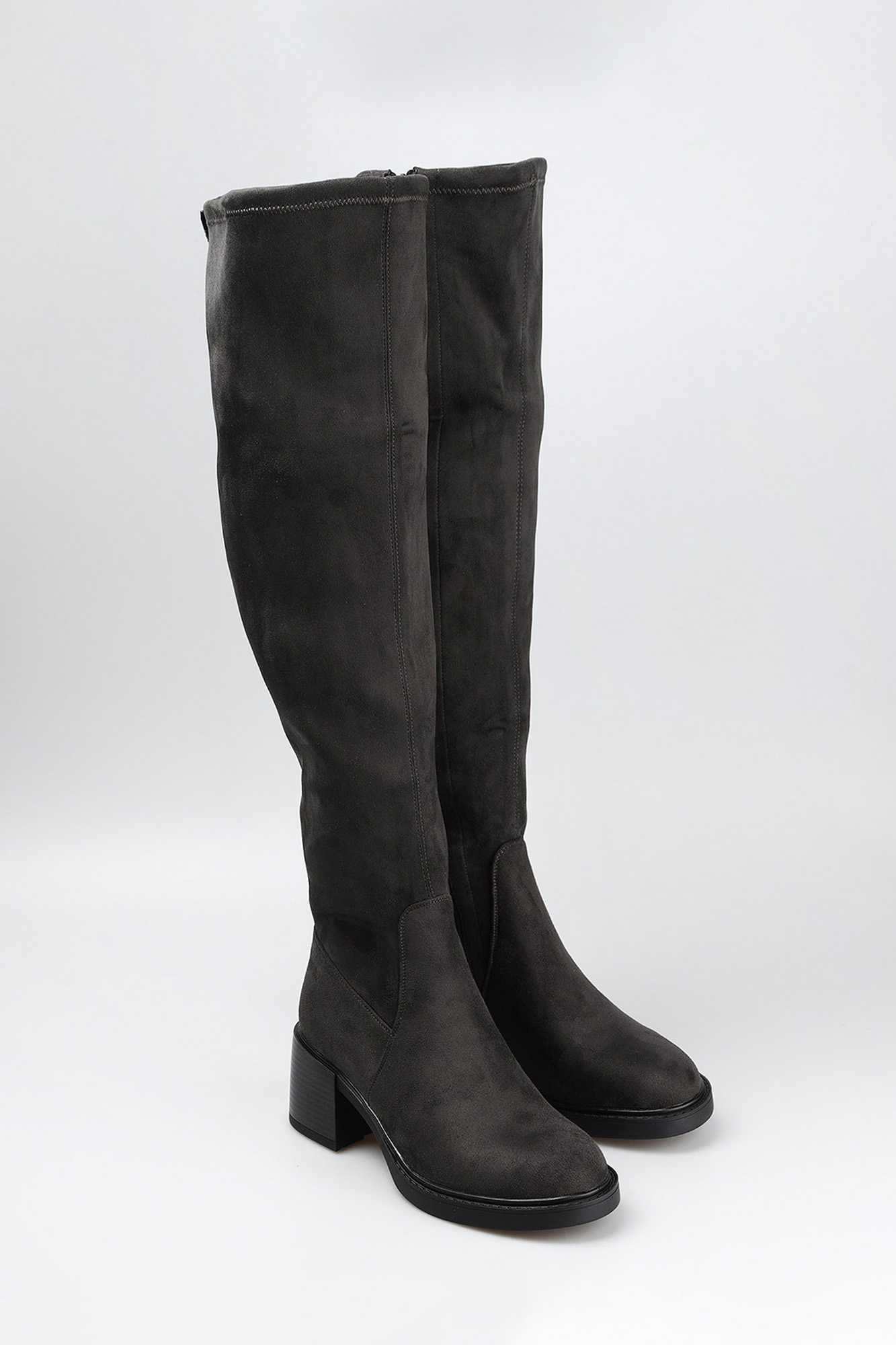 VIC5-75_Y967_GREY Сапоги ботфорты Marc Cony Черный