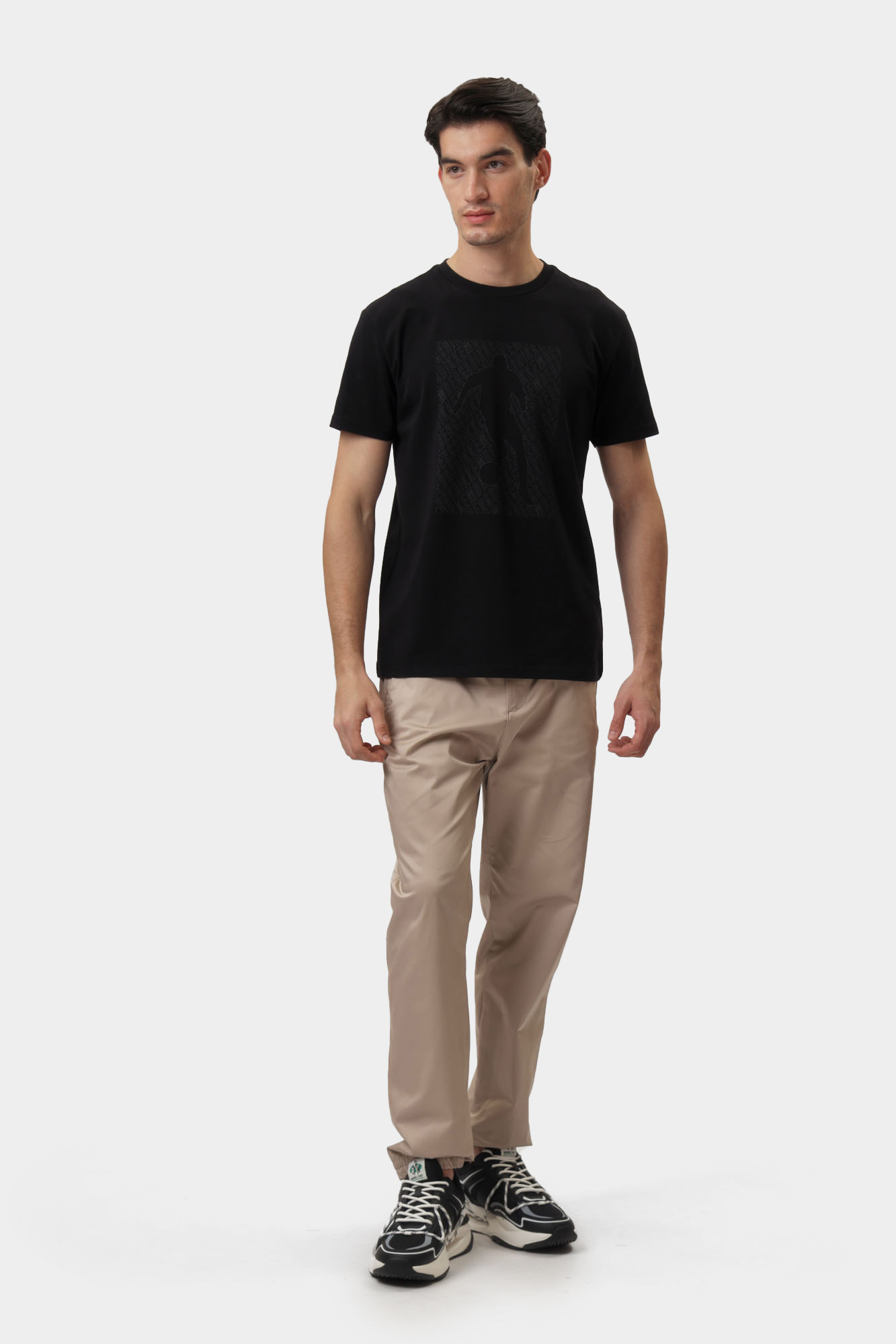 BMT0901 Футболка Bikkembergs Черный