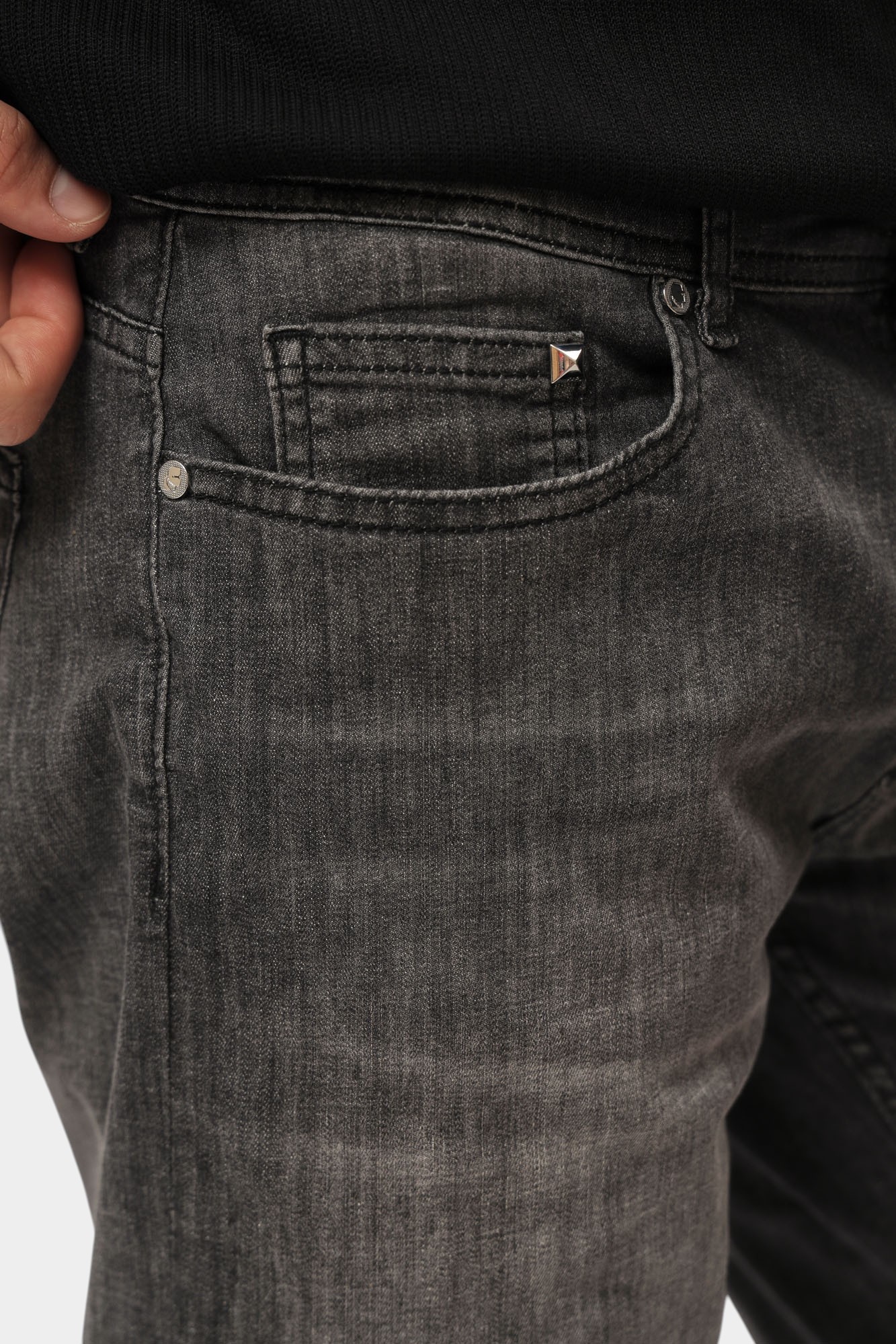 552833_265820 Шорты джинсовые Karl Lagerfeld Черный