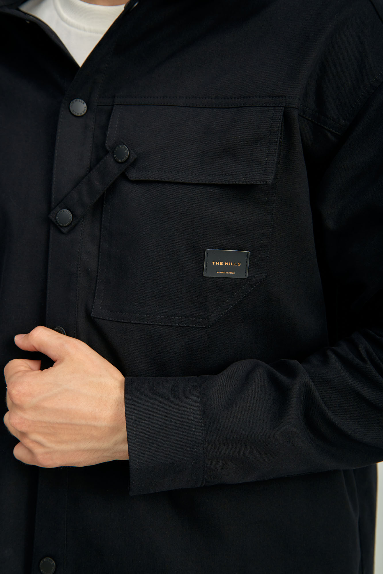 M-241-TH-56-1014 Рубашка с длинным рукавом The Hills Черный