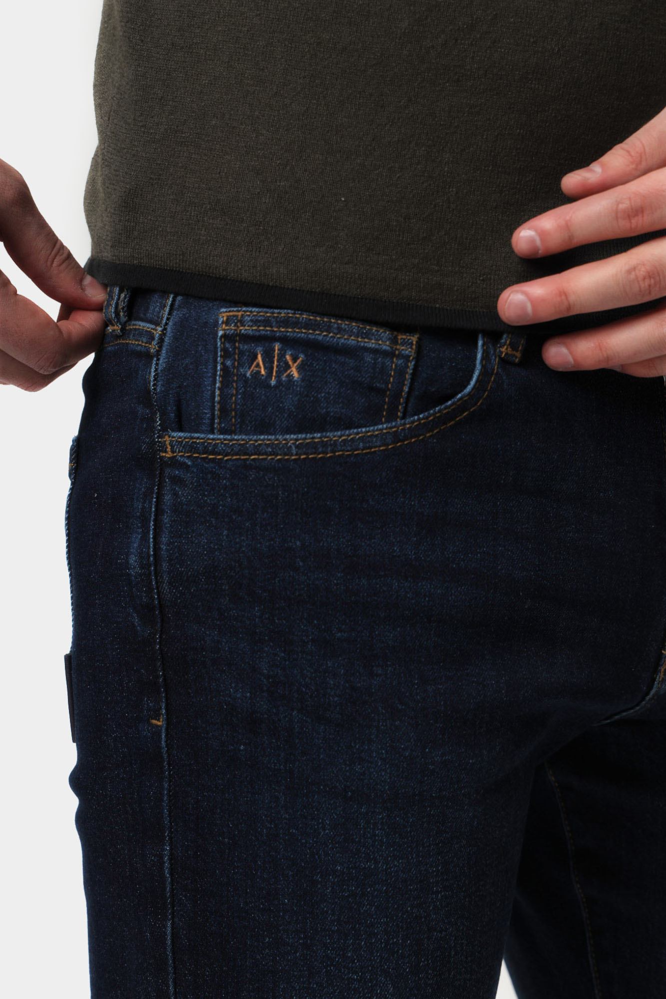 XM000069_AF14265 Брюки джинсовые Armani Exchange Синий