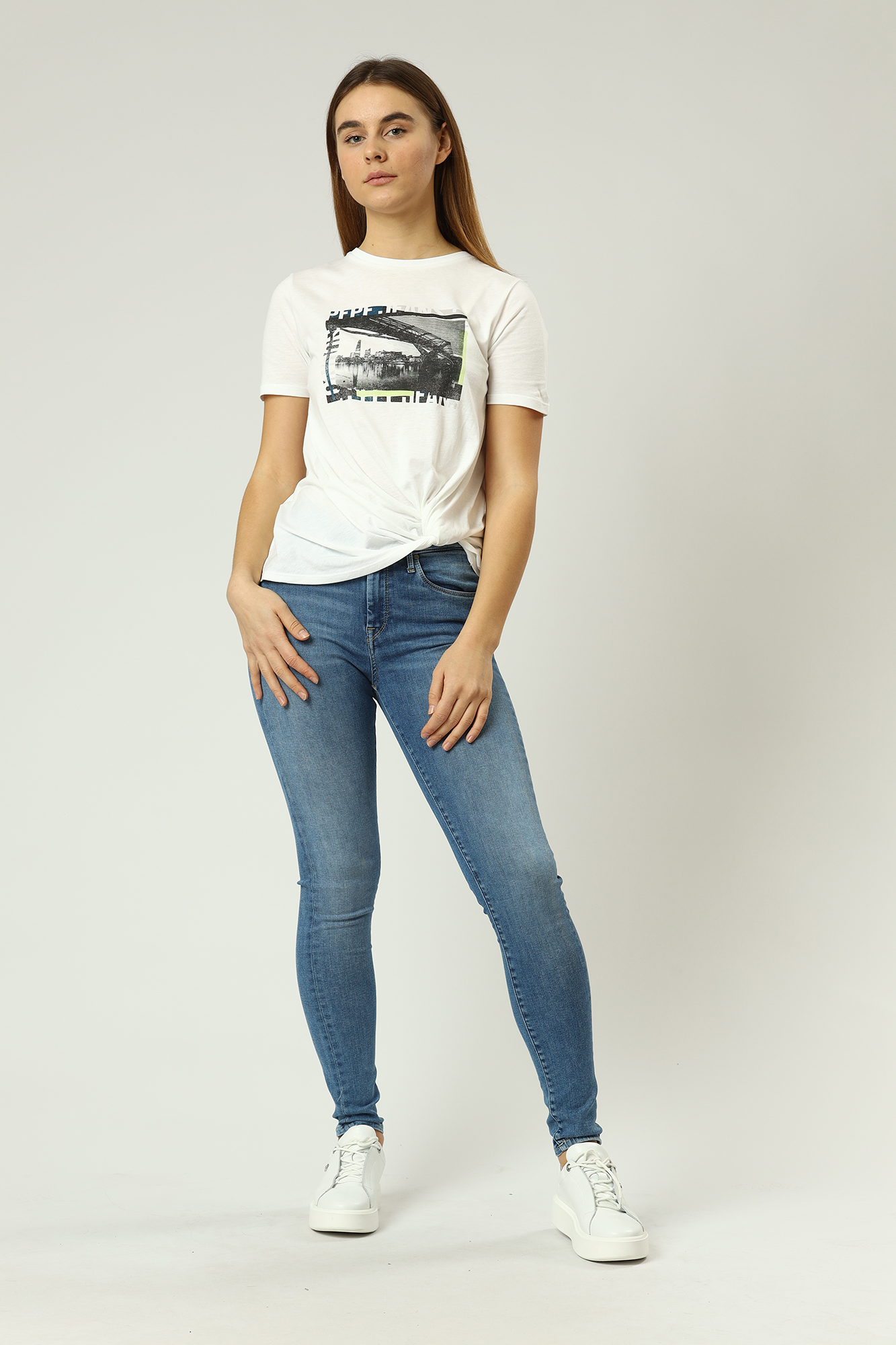 PL204177MG4 джинсы zoe pepe jeans 