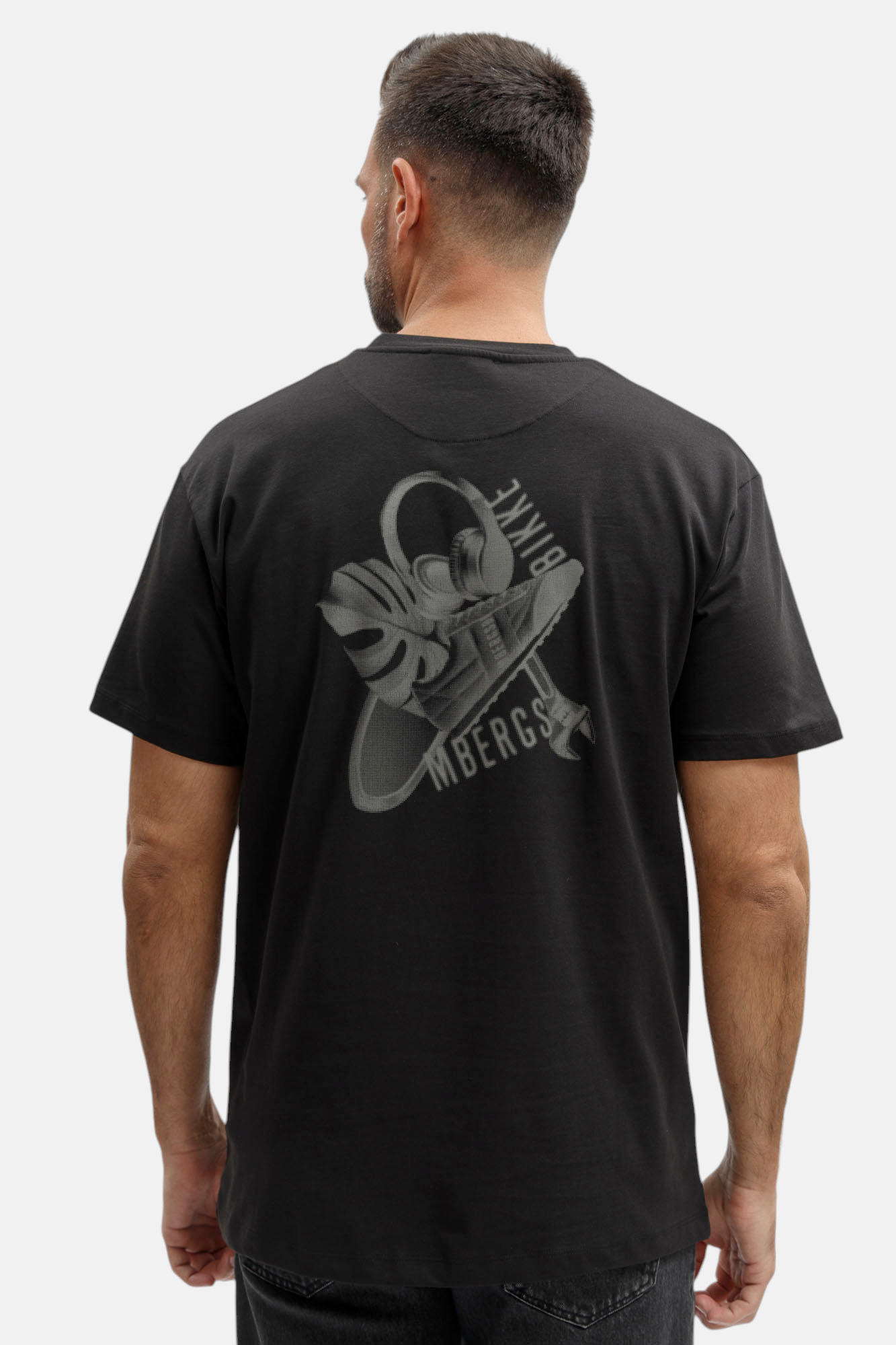 BMT1571 Футболка Bikkembergs Черный