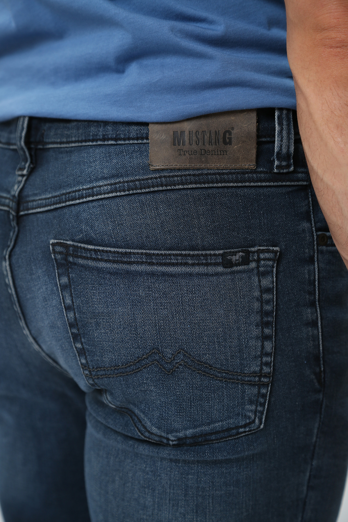 1012072 Джинсы Tramper Tapered Mustang Синий