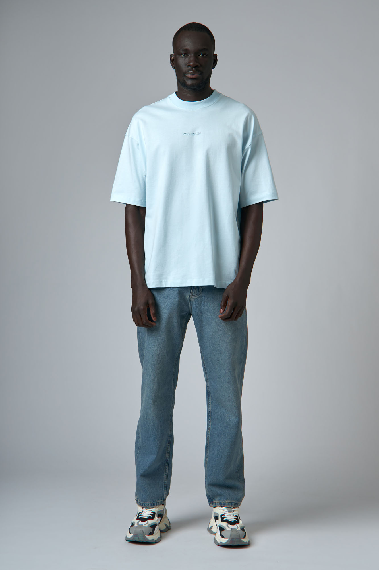 VM-ERK-22-418 Футболка Van Mich Голубой