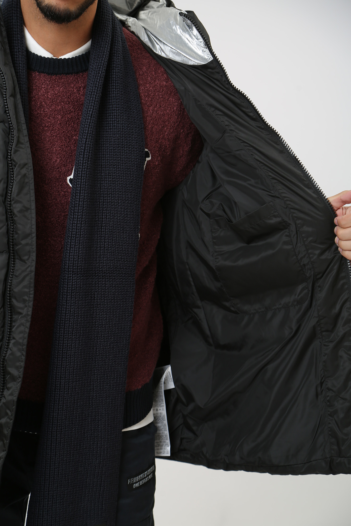 6RZK45_ZNJ7Z Куртка пуховая Armani Exchange Черный