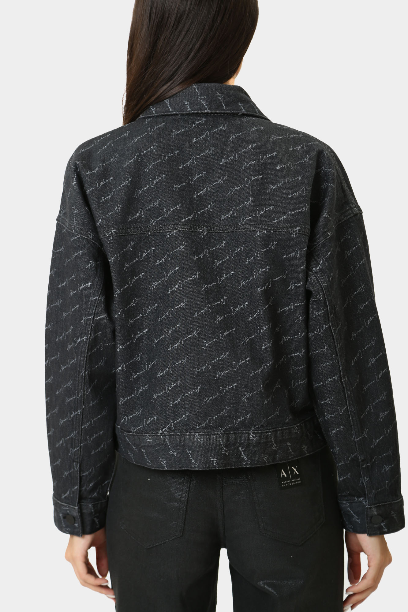 6DYB20_Y18BZ_42AC куртка джинсовая armani exchange 