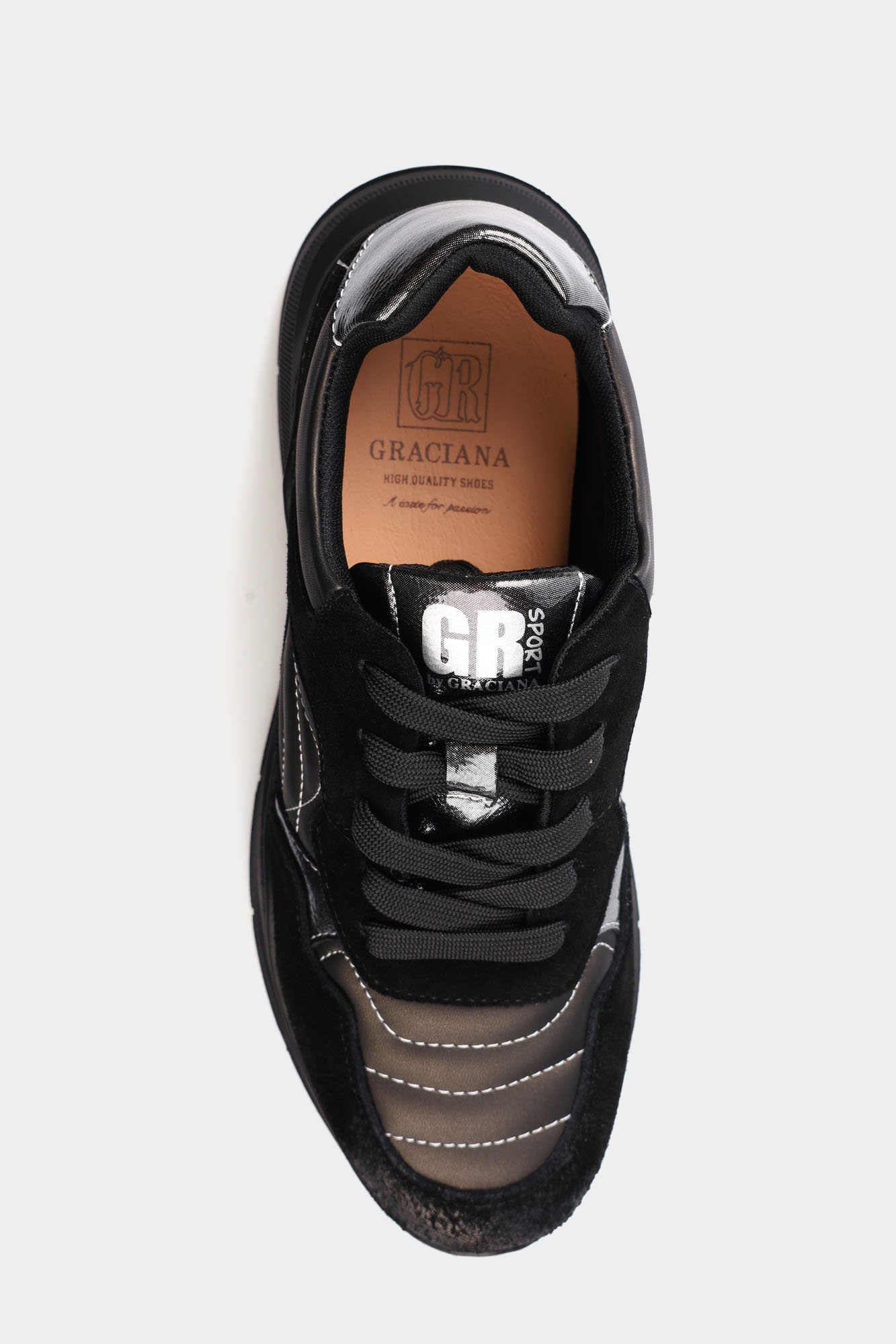 QS599-D205 Кроссовки Graciana Черный