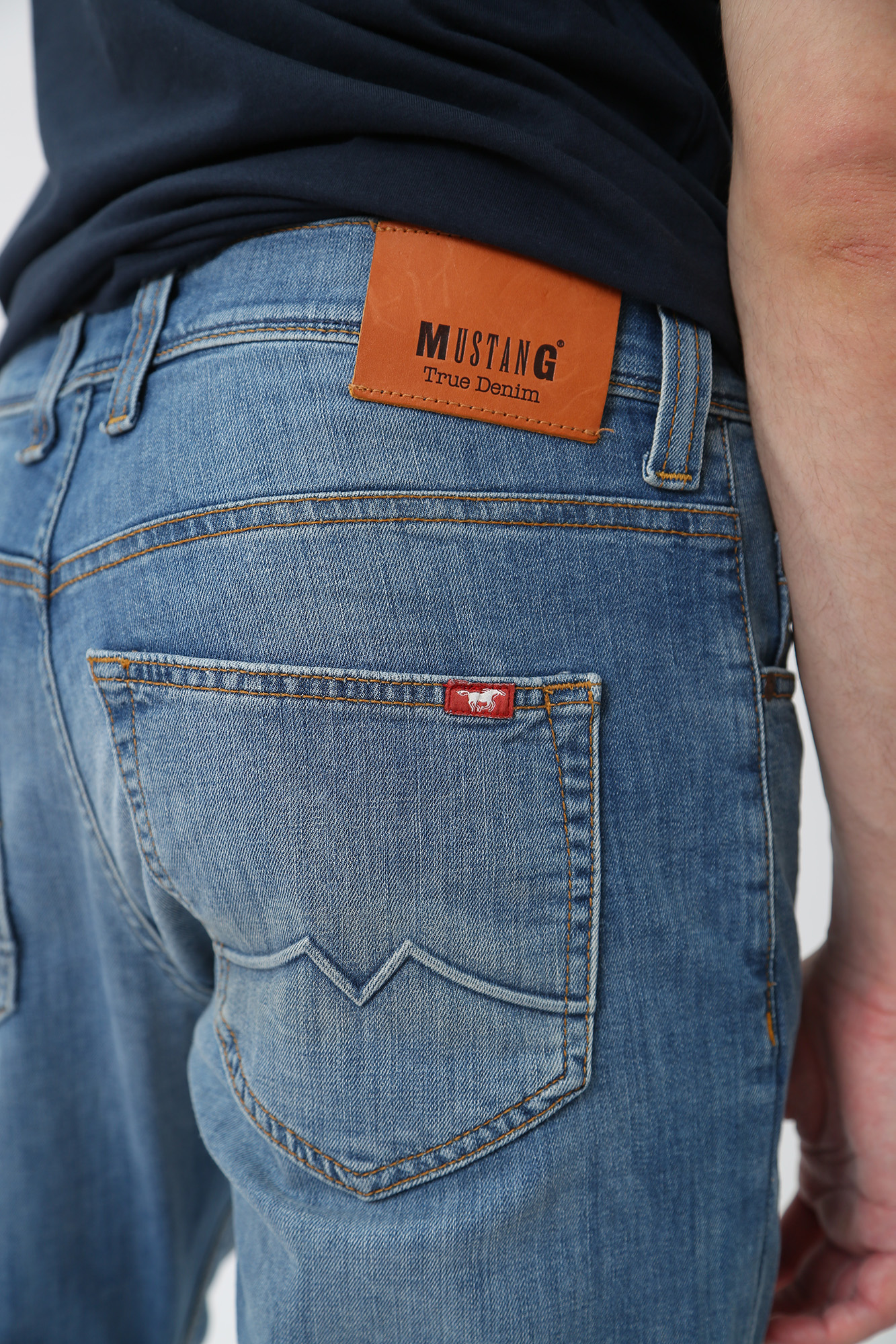 1010145-5000 Джинсы Oregon Tapered Mustang Синий