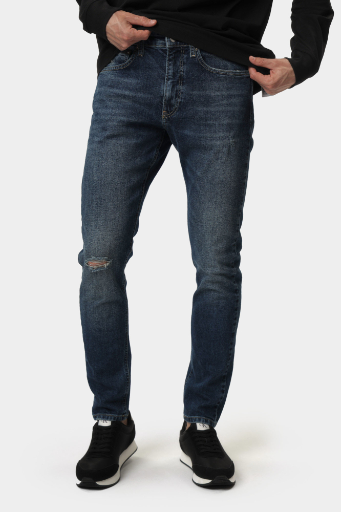 Худи Calvin Klein Jeans Хлопок Серый