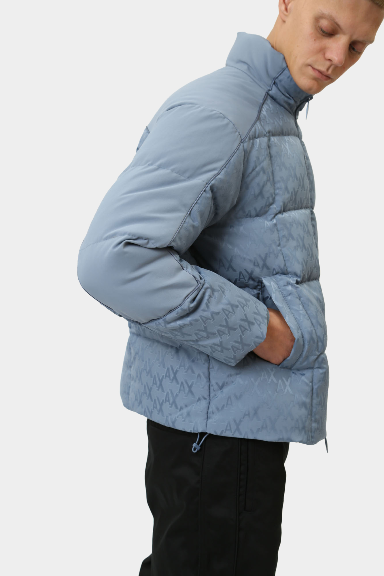 6DZBL2_ZN5GZ Куртка пуховая Armani Exchange Голубой