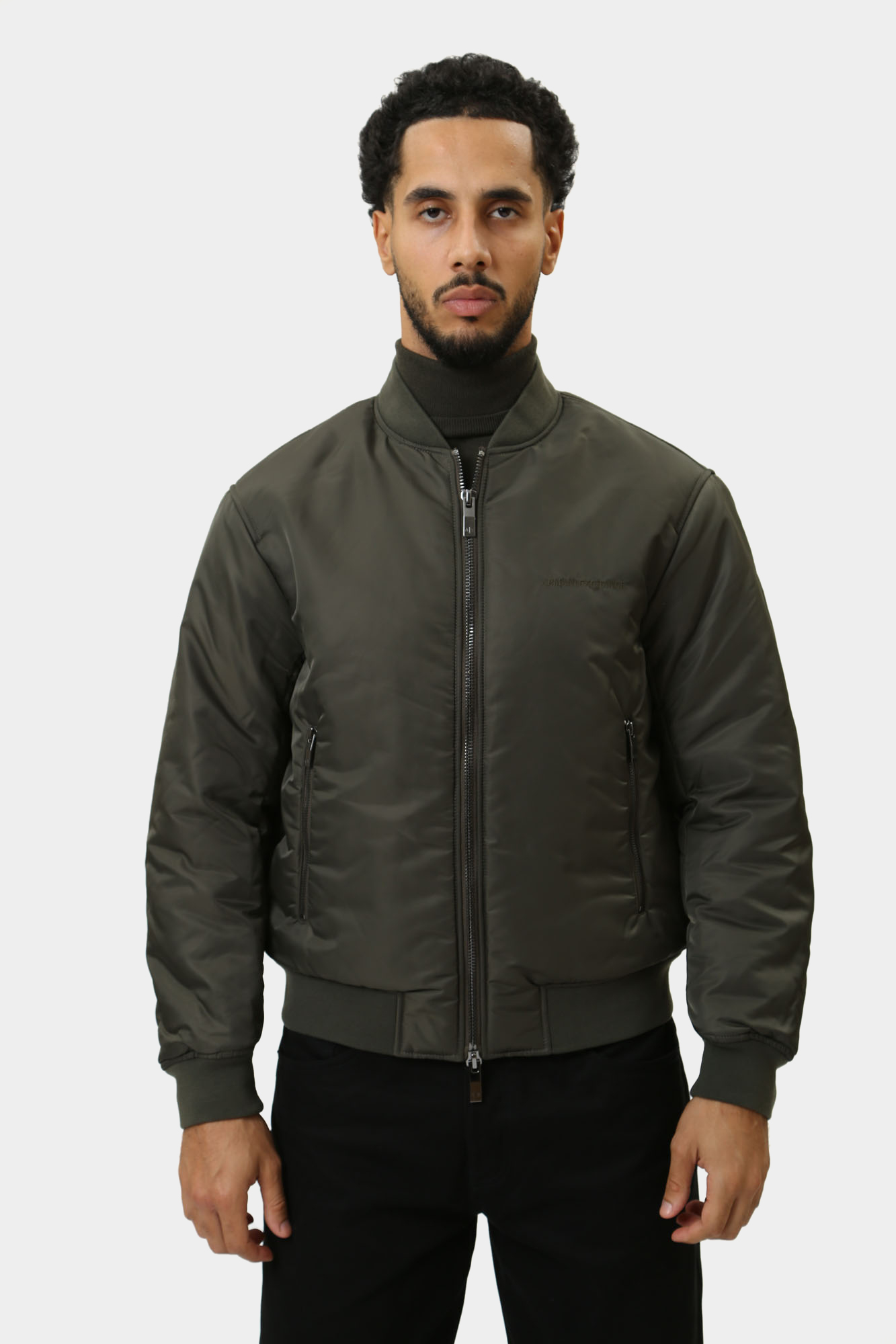 6DZB01_ZN4WZ Бомбер Armani Exchange Черный