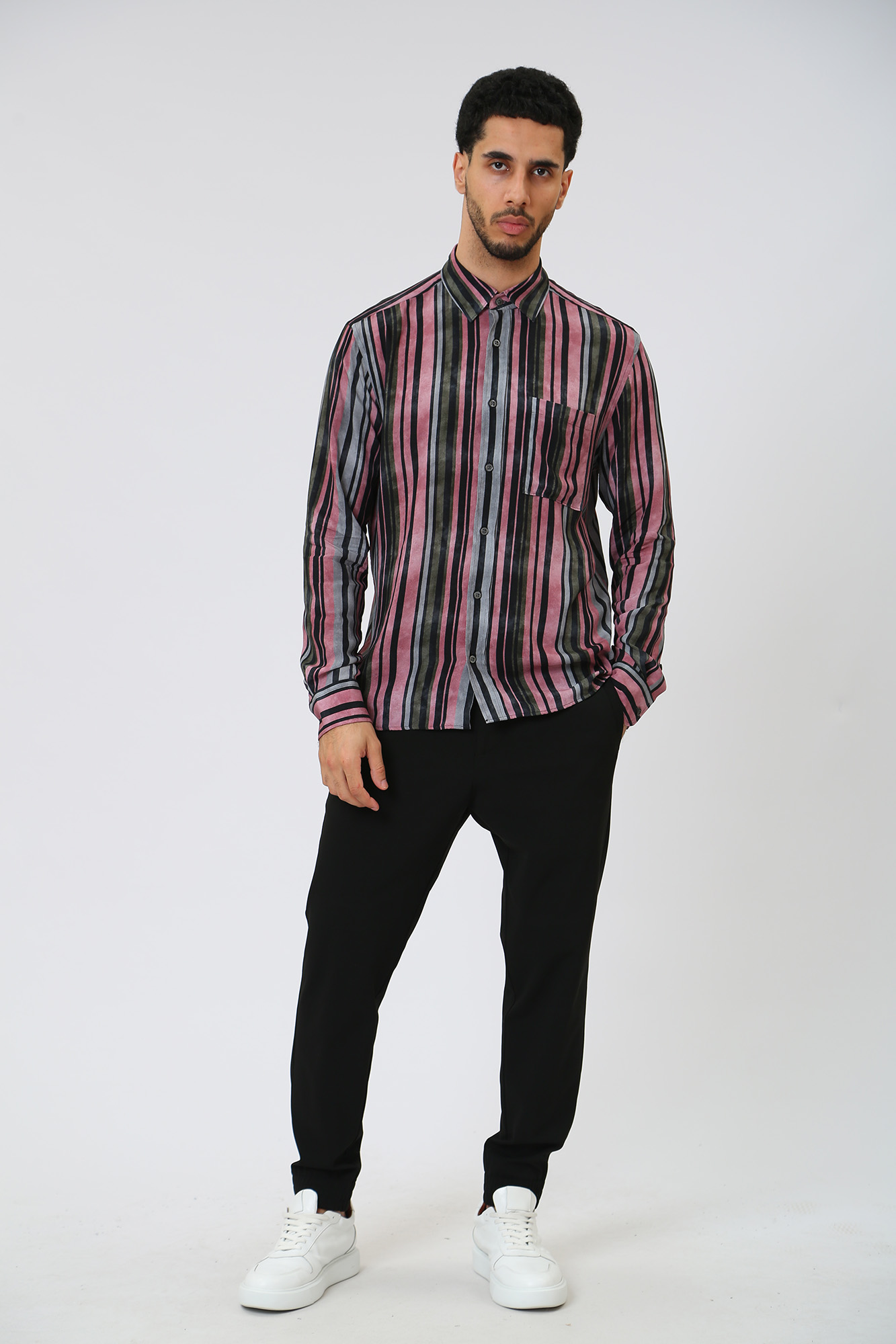 30036242_10015621 Сорочка Strellson Розовый