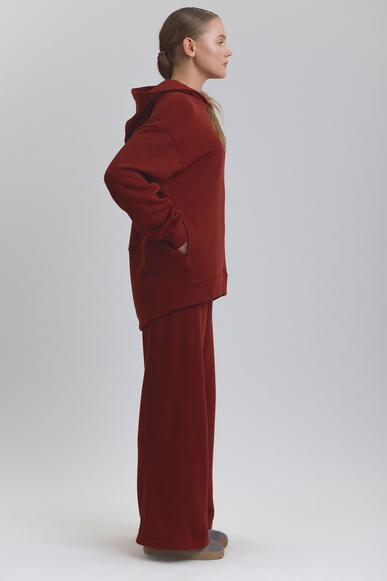 Худи The Hills Бордовый