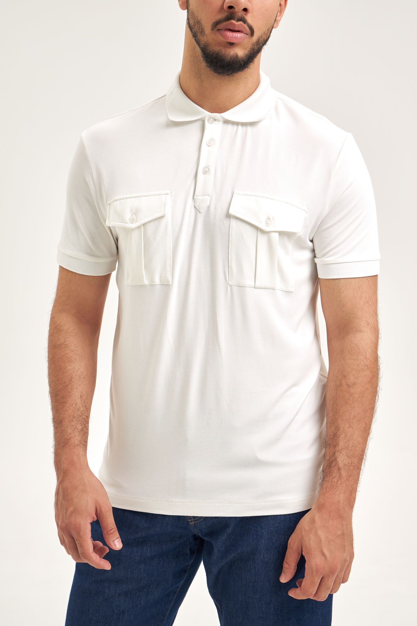 VM-ERK-22-035 Поло Van Mich Белый