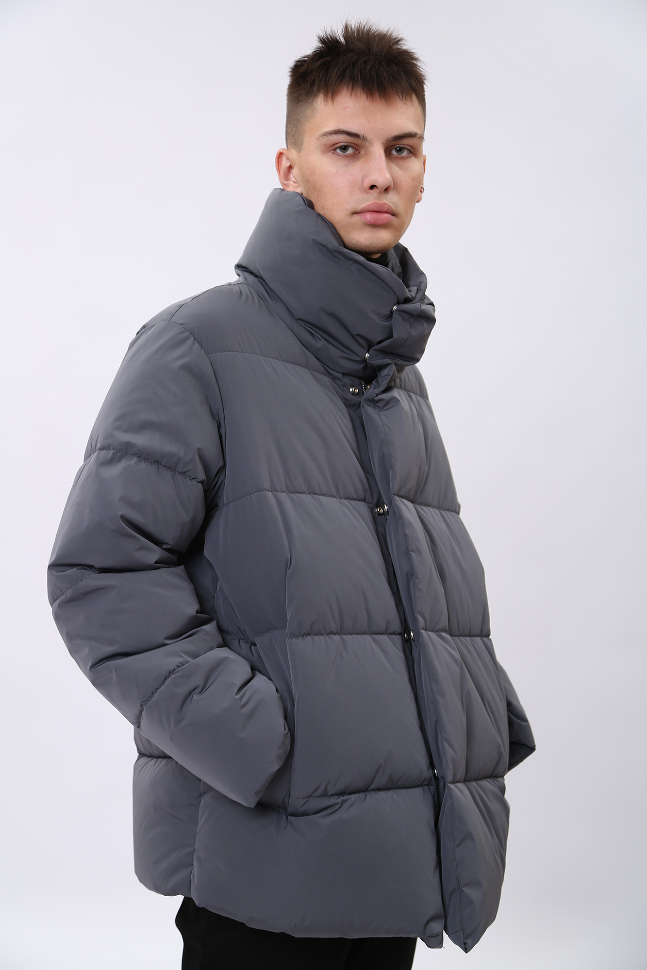 52S00741-1T004085 Куртка пуховая Trussardi Серый