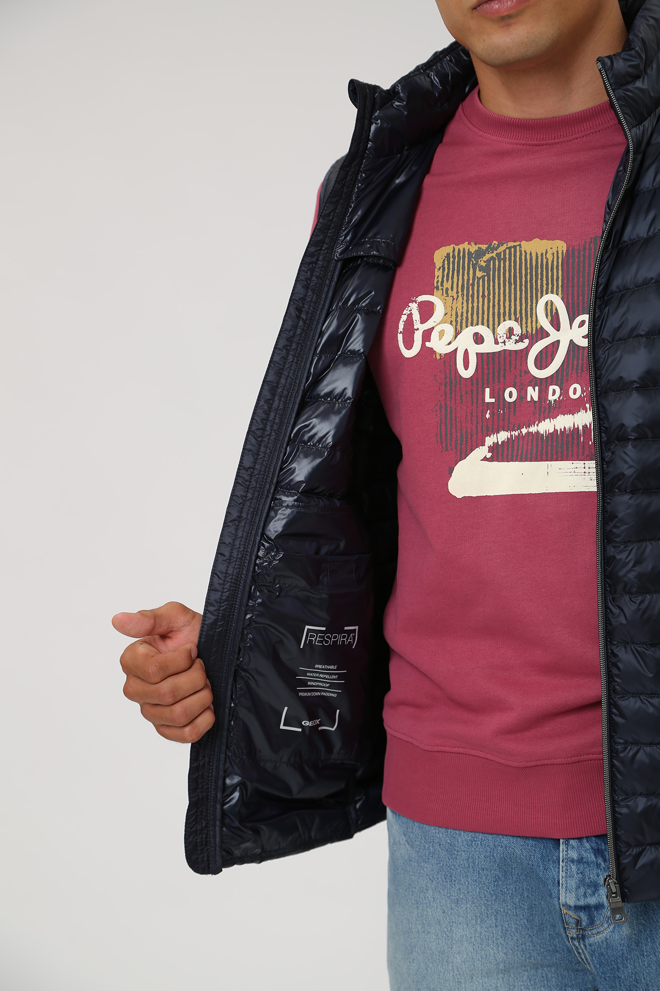 M3625HT2449F1 Жилет Geox Синий