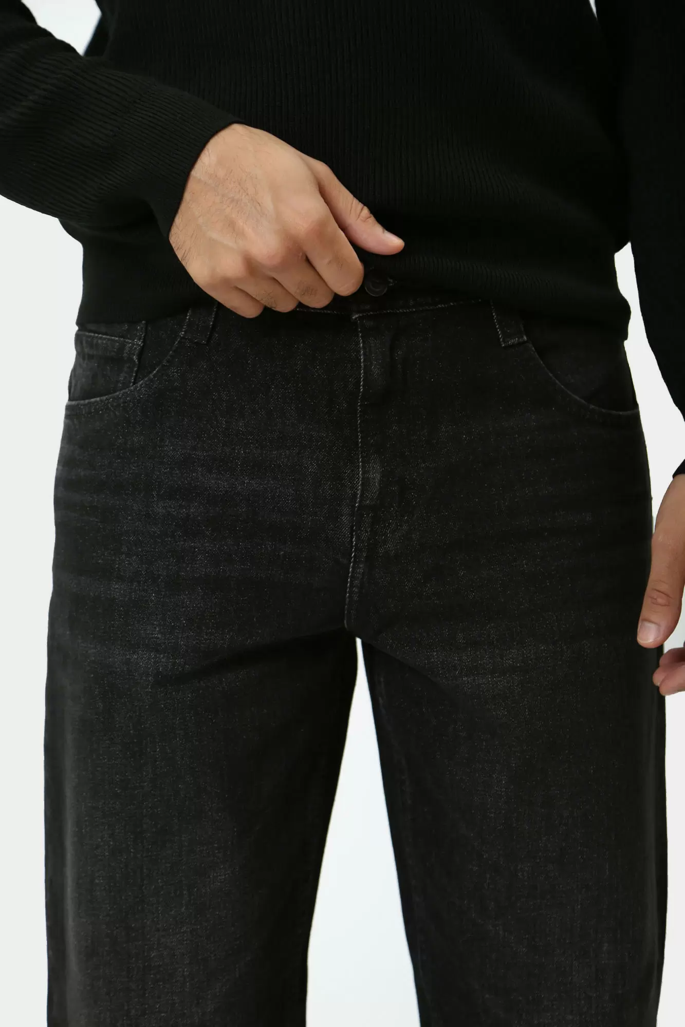 1015512-4000 Брюки джинсовые Mustang Черный