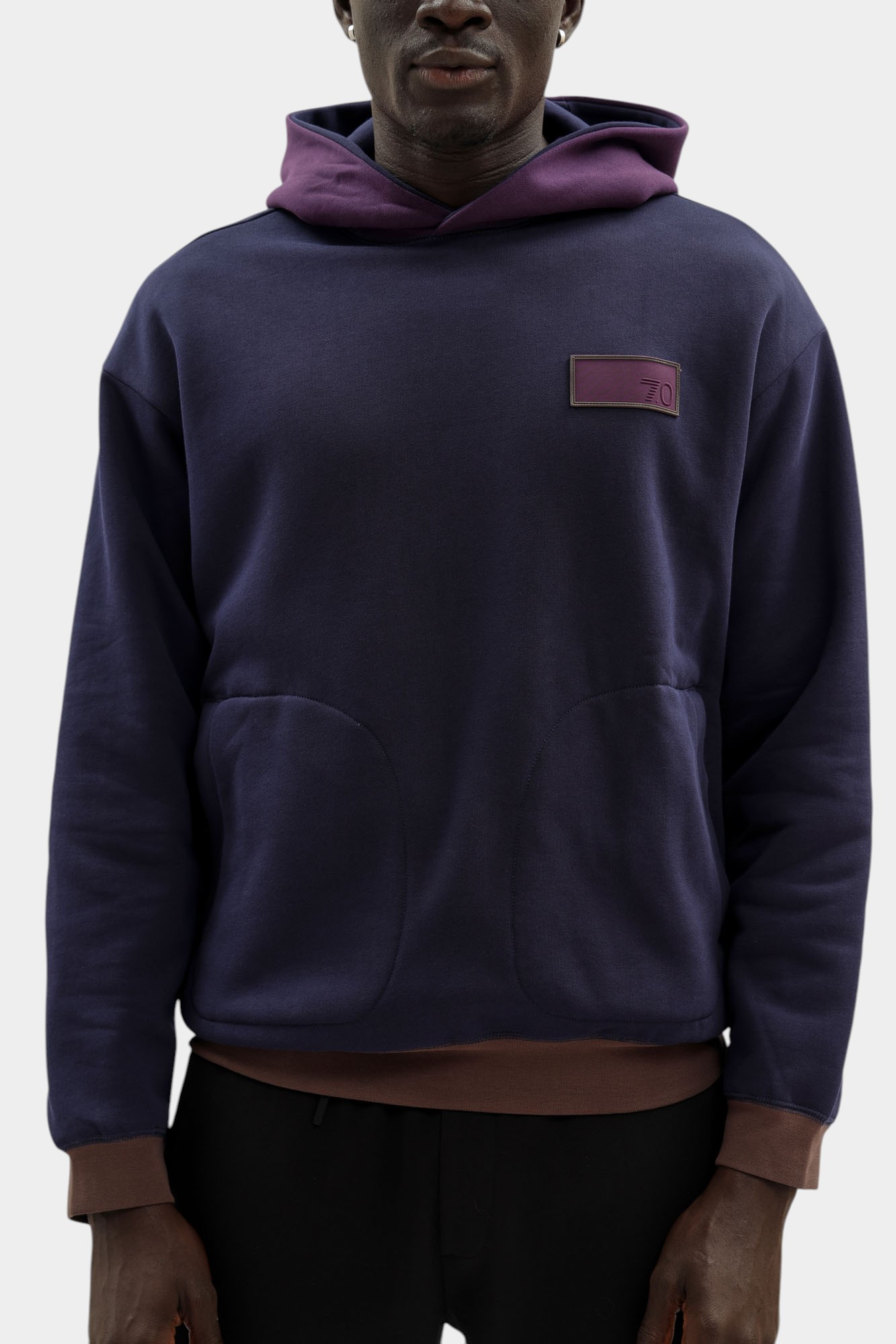 7X000156_AF10377 Худи EA7 Фиолетовый