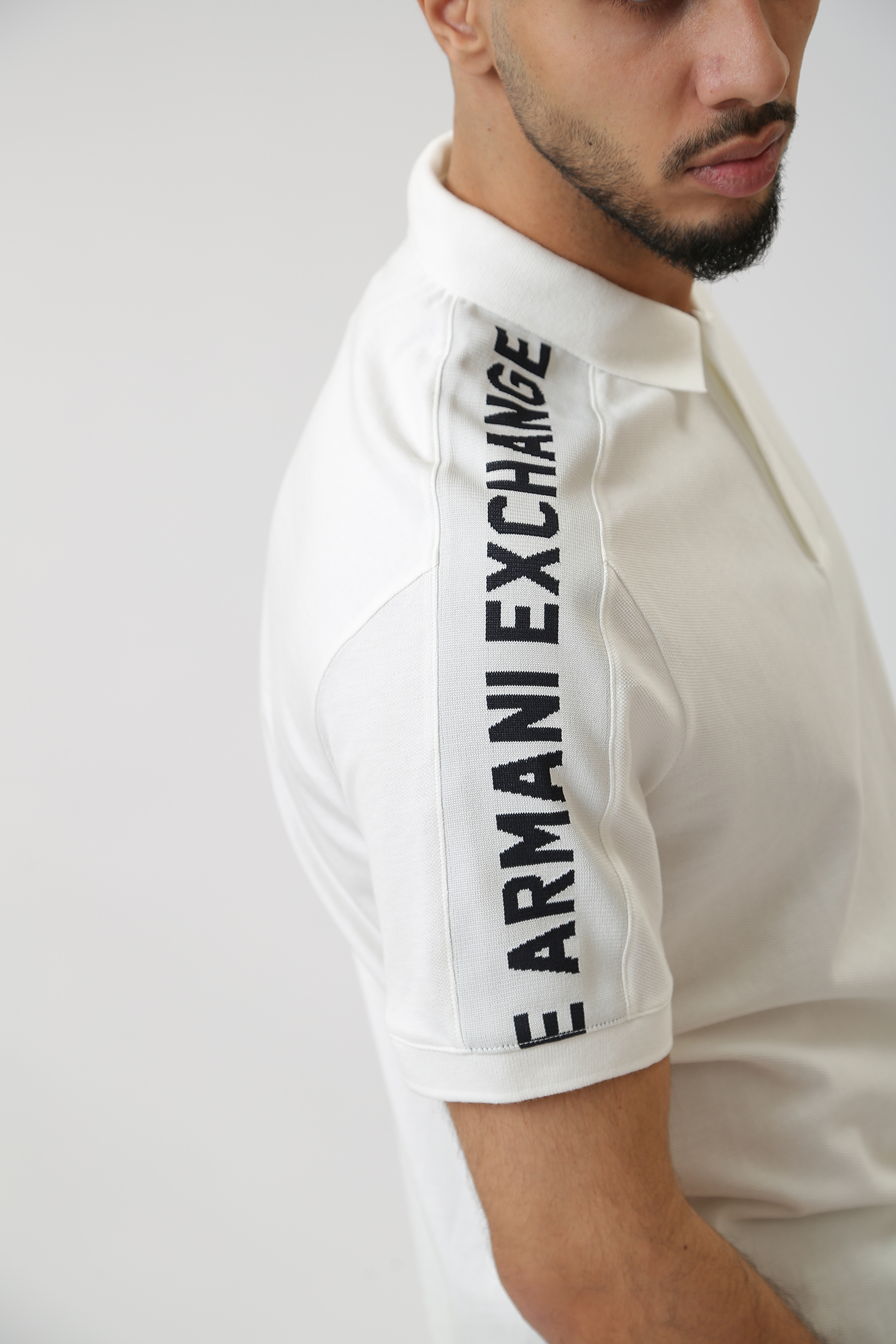 3DZFLA_ZJM5Z Поло Armani Exchange Белый