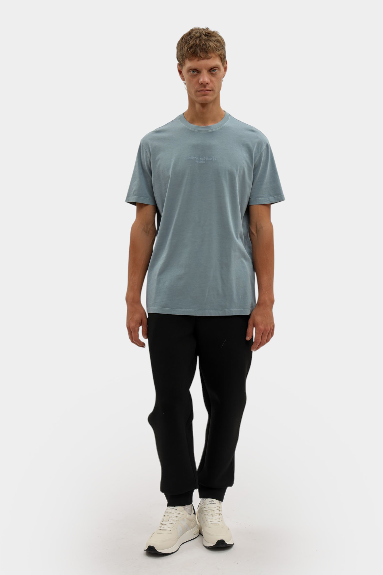 XM001940_AF16283 Футболка Armani Exchange Голубой