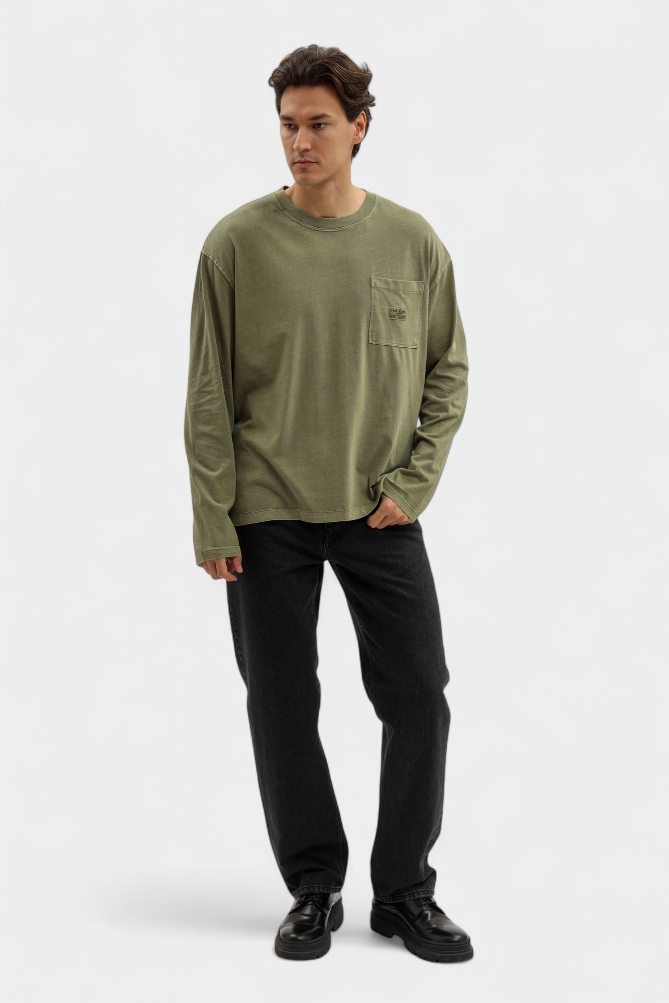 PM5010100 Лонгслив Pepe Jeans Зеленый