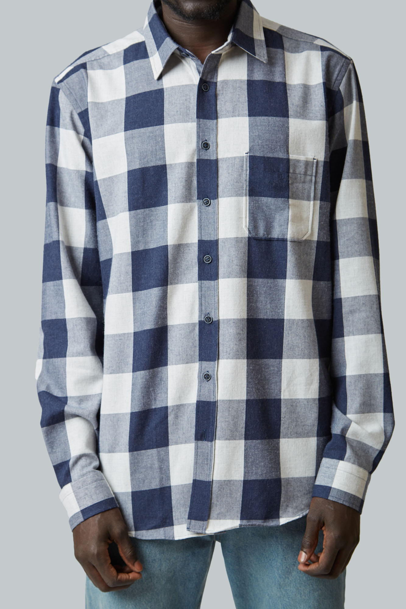 VM-BAL-58-005 Рубашка с длинным рукавом Van Mich Синий