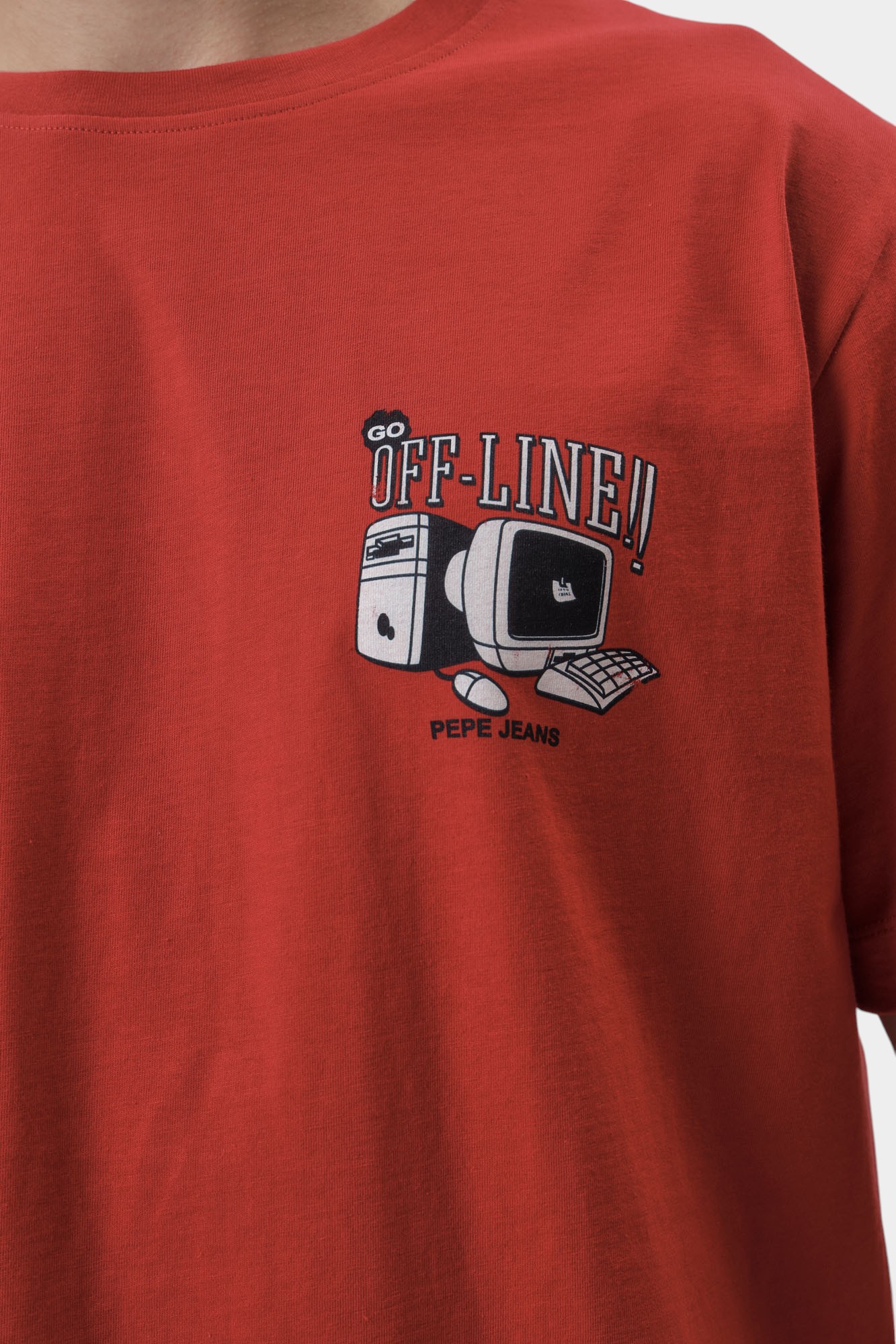 PM509789 Футболка Pepe Jeans Красный