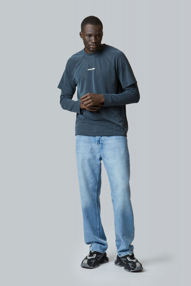 Брюки чиносы Strellson Хлопок Синий