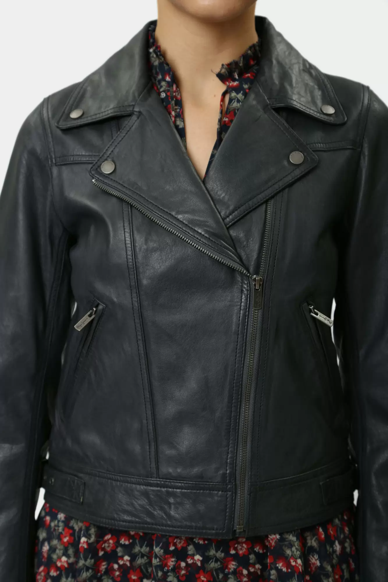 PL402428 куртка кожаная pepe jeans 