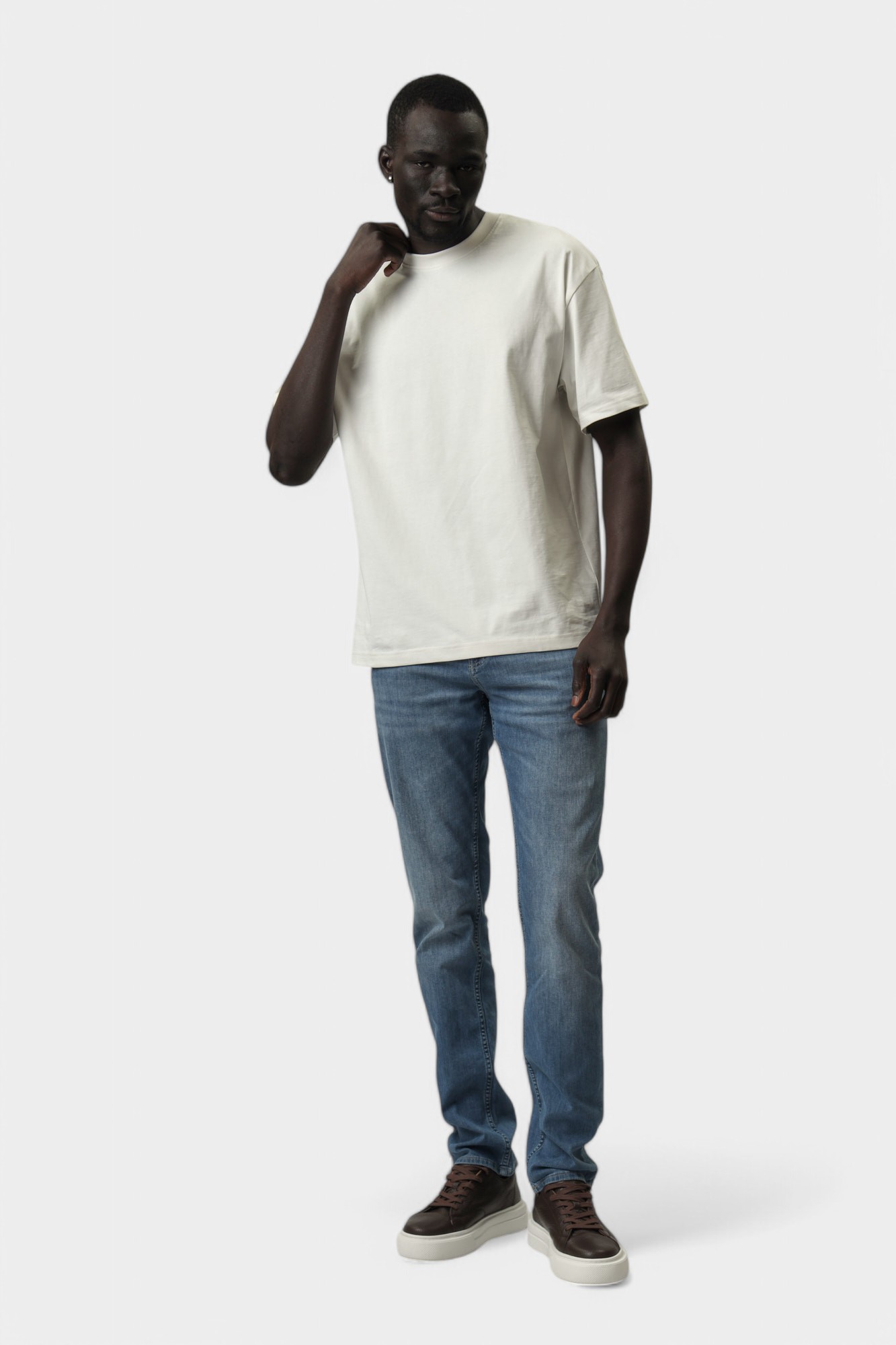 30046775_10017842 Брюки джинсовые Strellson Синий