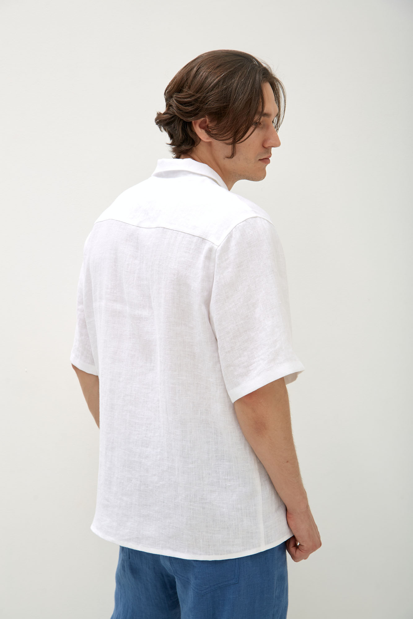 M-241-TH-56-1087 Рубашка с коротким рукавом The Hills Белый