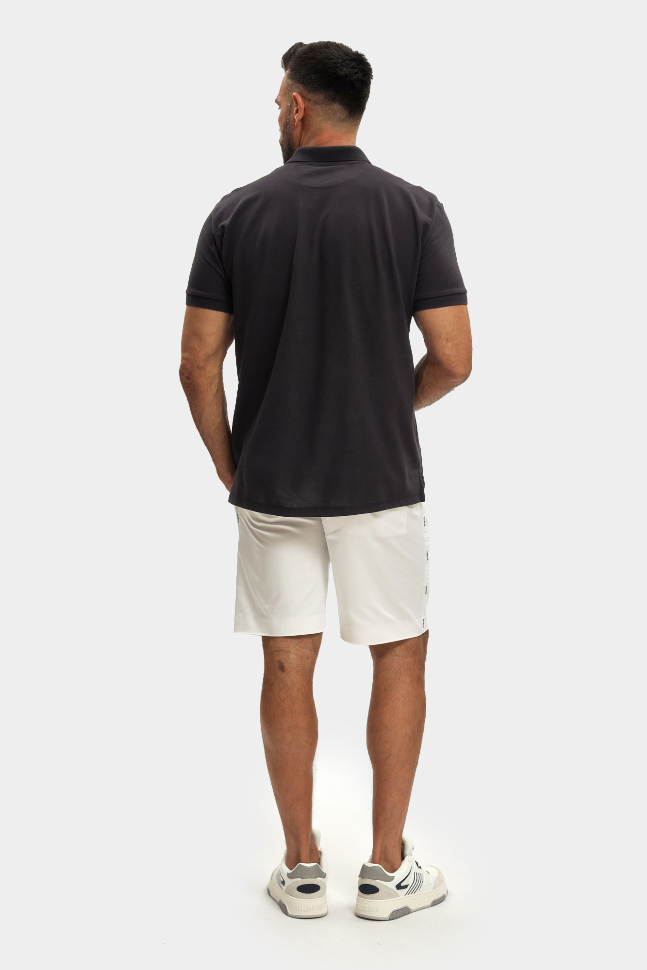 BMT0817 Поло Bikkembergs Фиолетовый