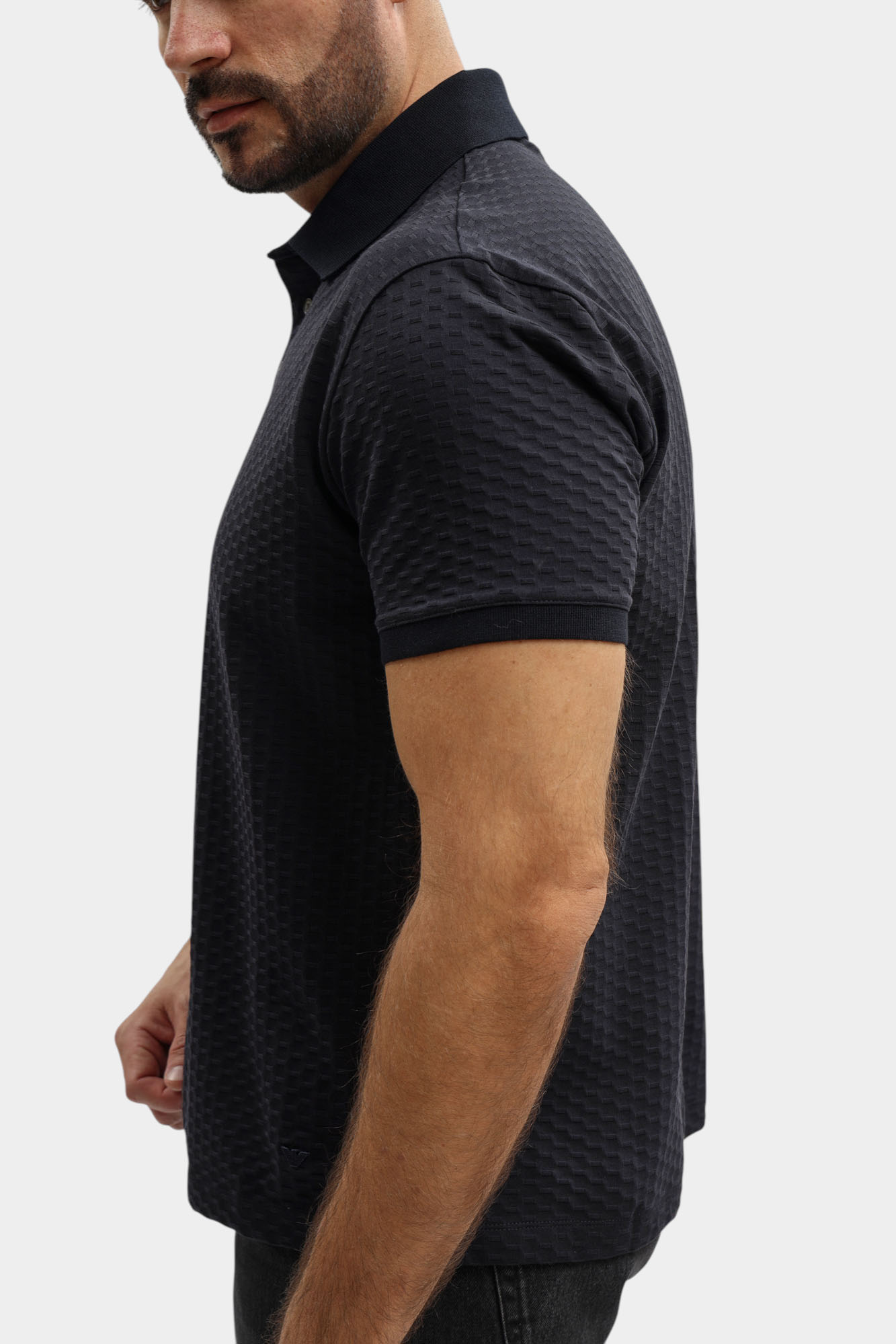 EM001295_AF10762 Поло Emporio Armani Серый