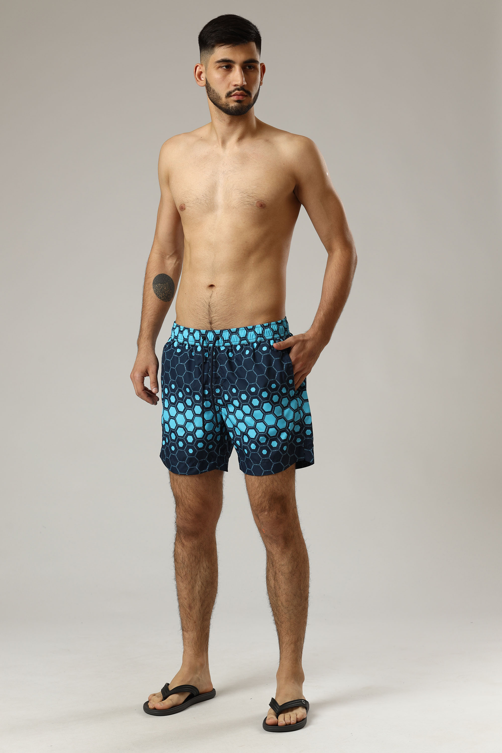 VBKB05076 Шорты плавательные Bikkembergs Голубой